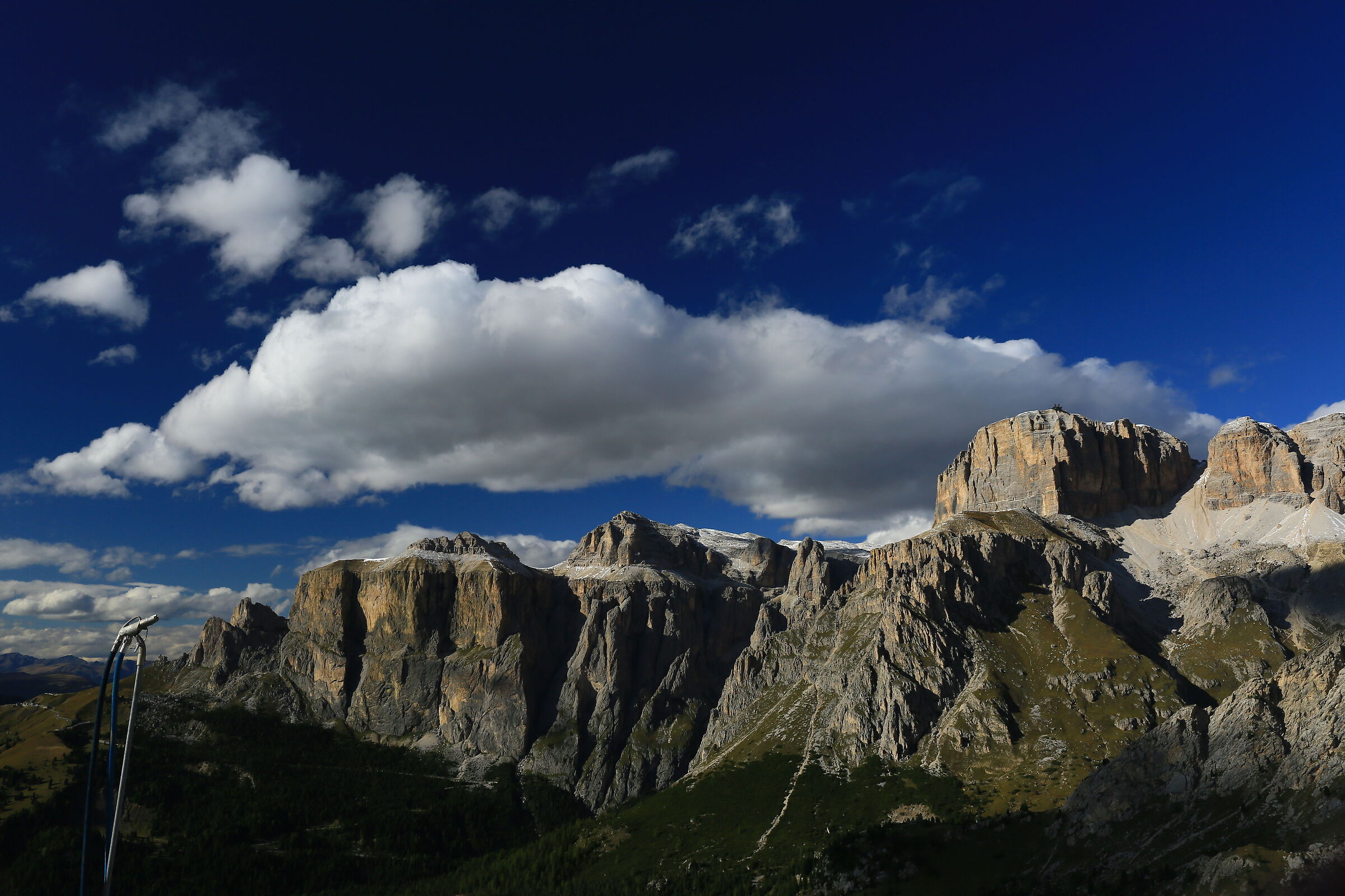 Sass Pordoi from Col de Rossi