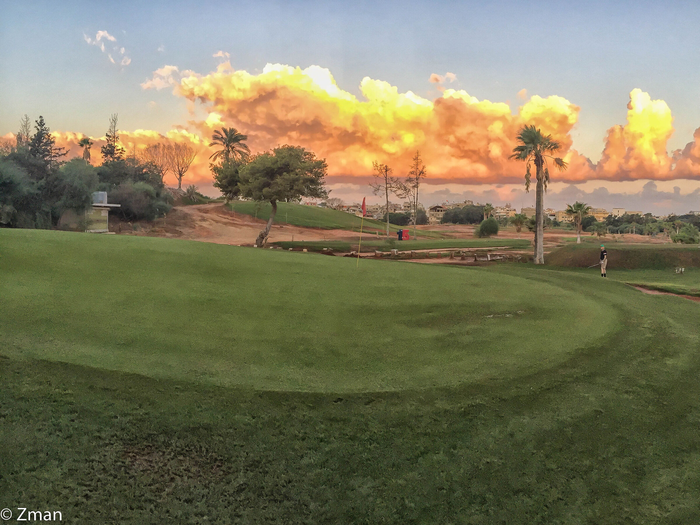 Mattina presto sul campo da golf