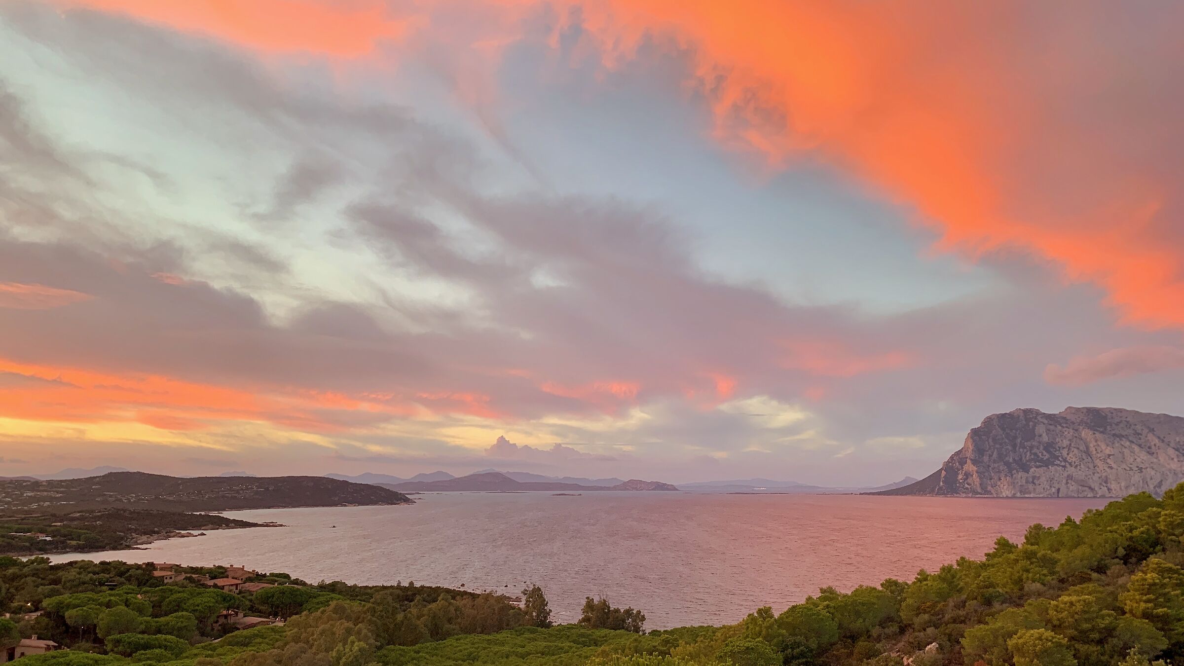 Sunset at Capo Coda Cavallo, Island of Tavolara