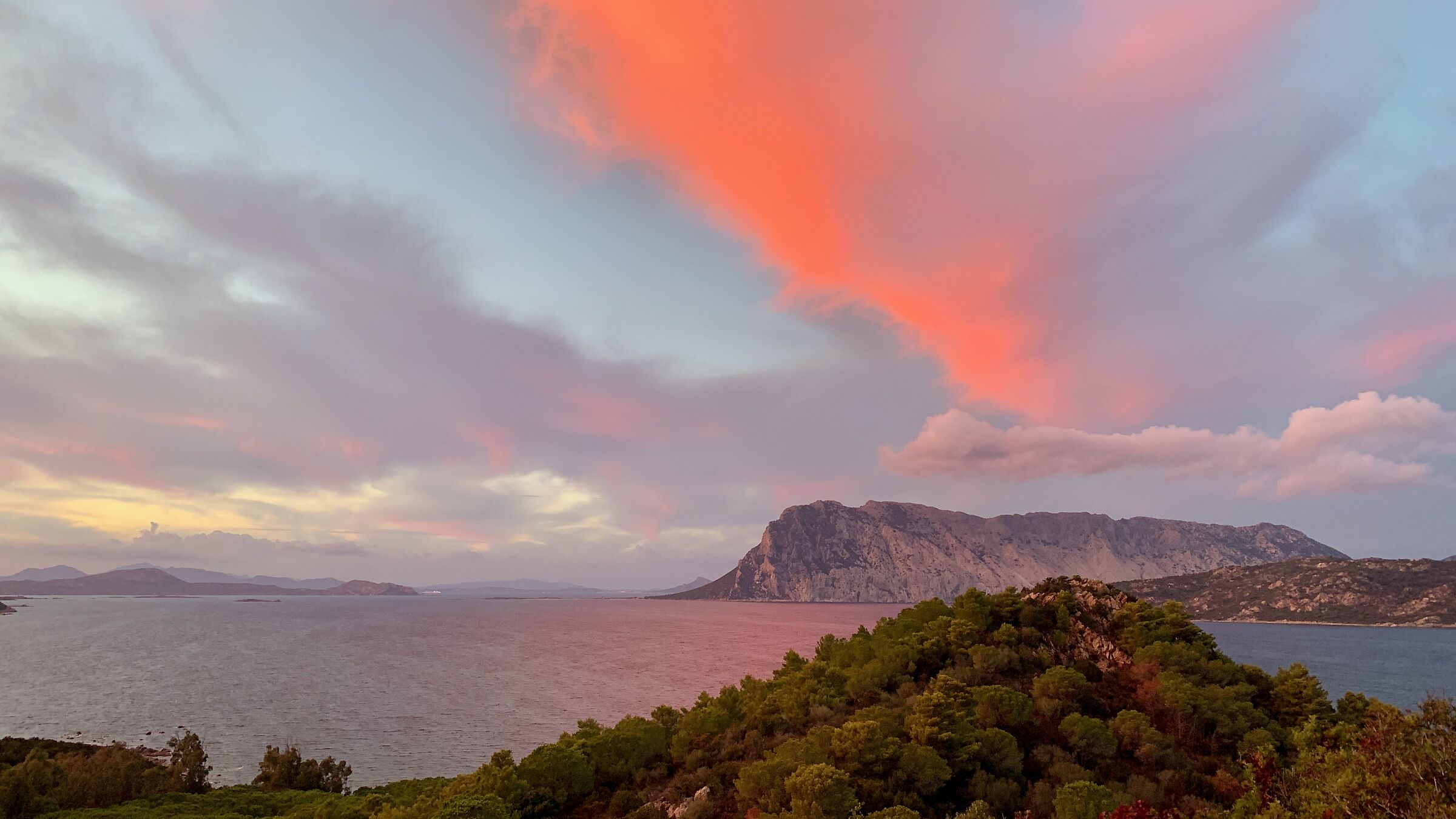 Sunset at Capo Coda Cavallo, island of Tavolara 2