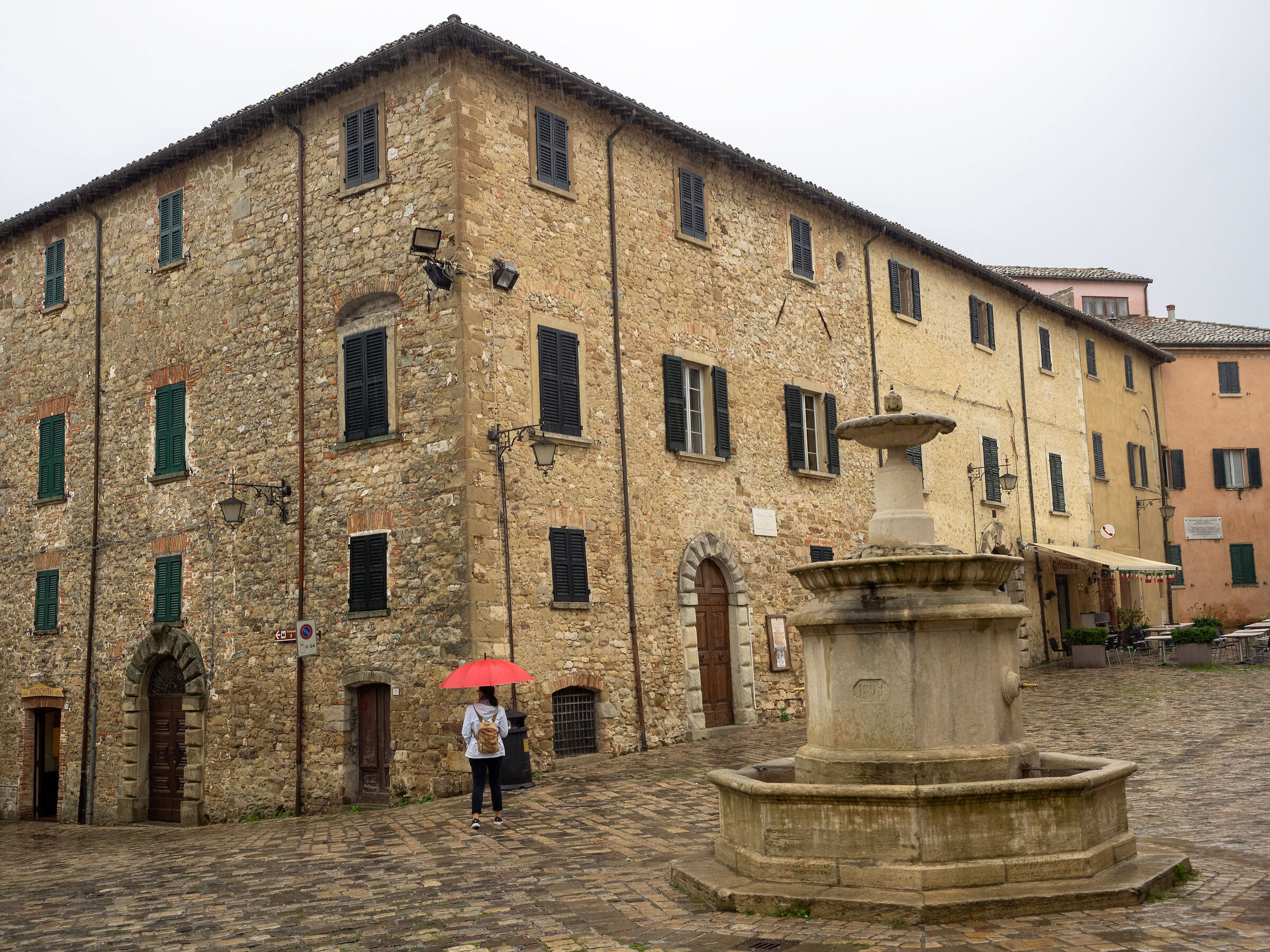 The red umbrella