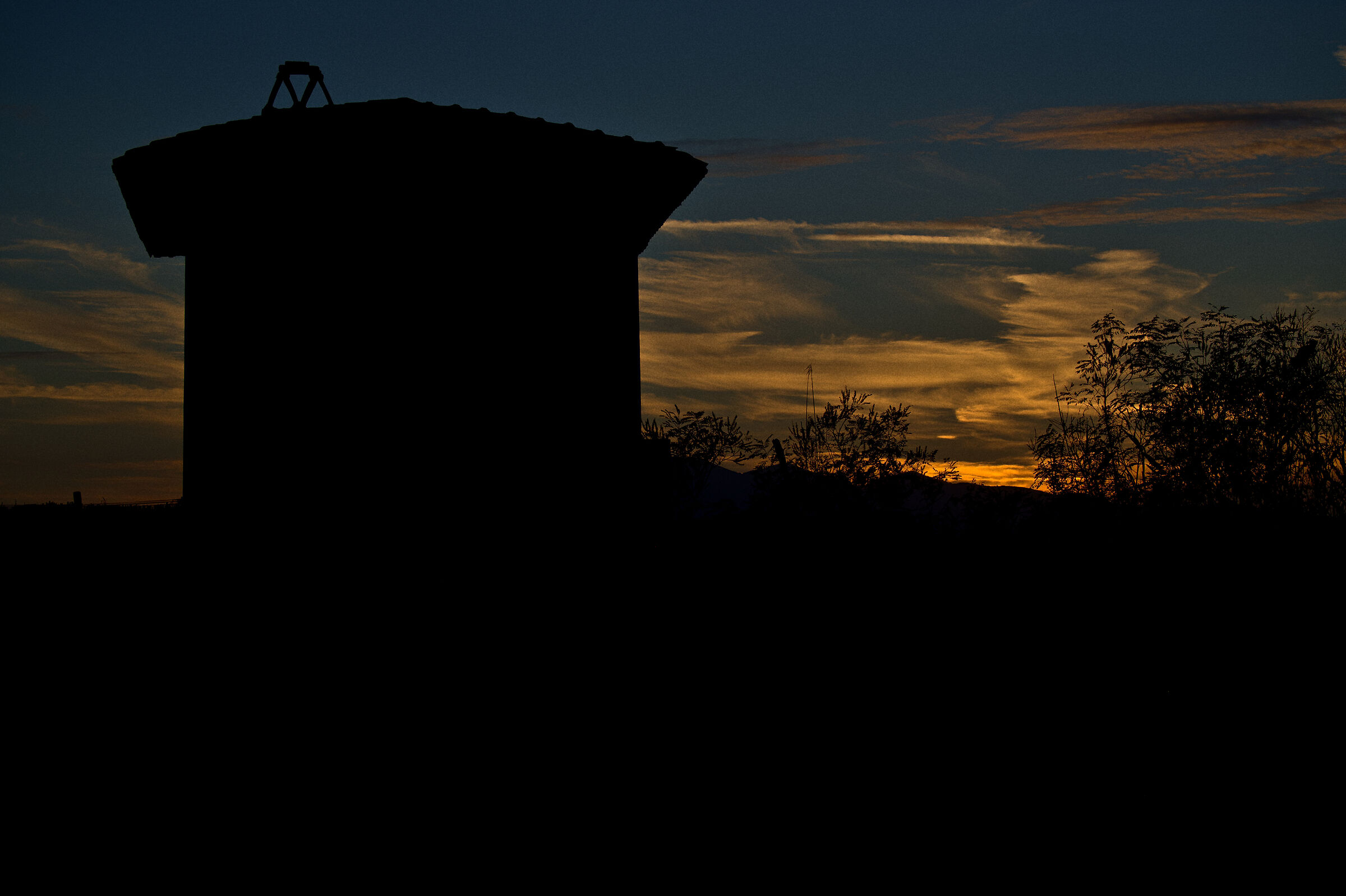 Tramonto al Padule di Fucecchio