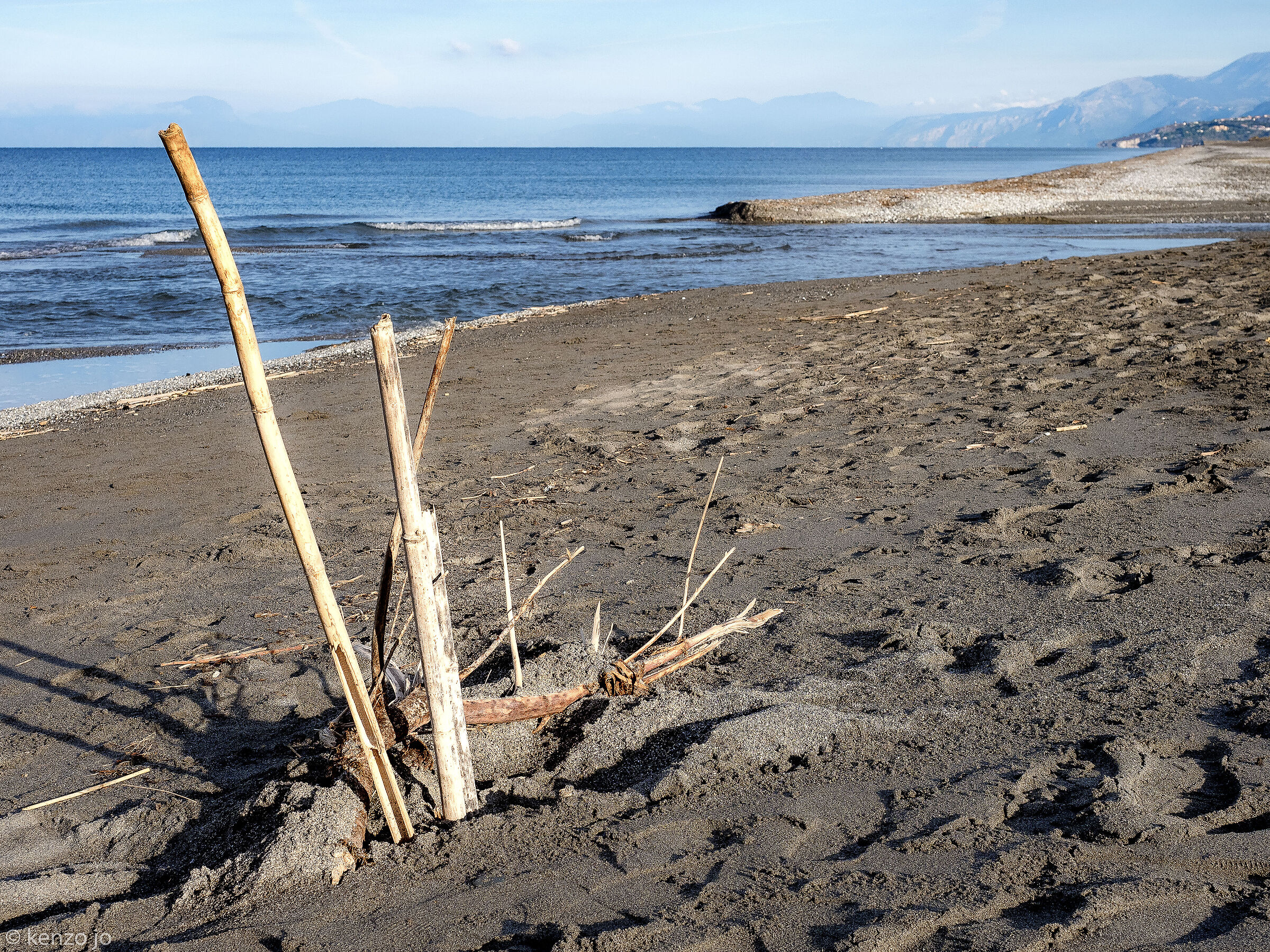 Still life with the sea of Calabria