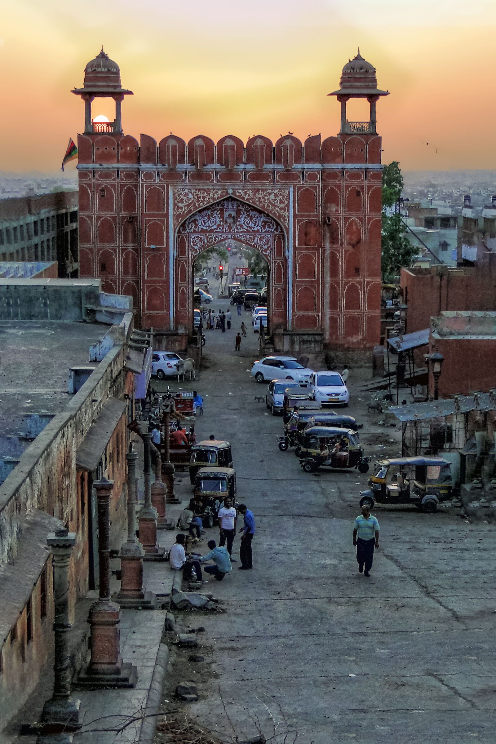 Galta (India), sunset