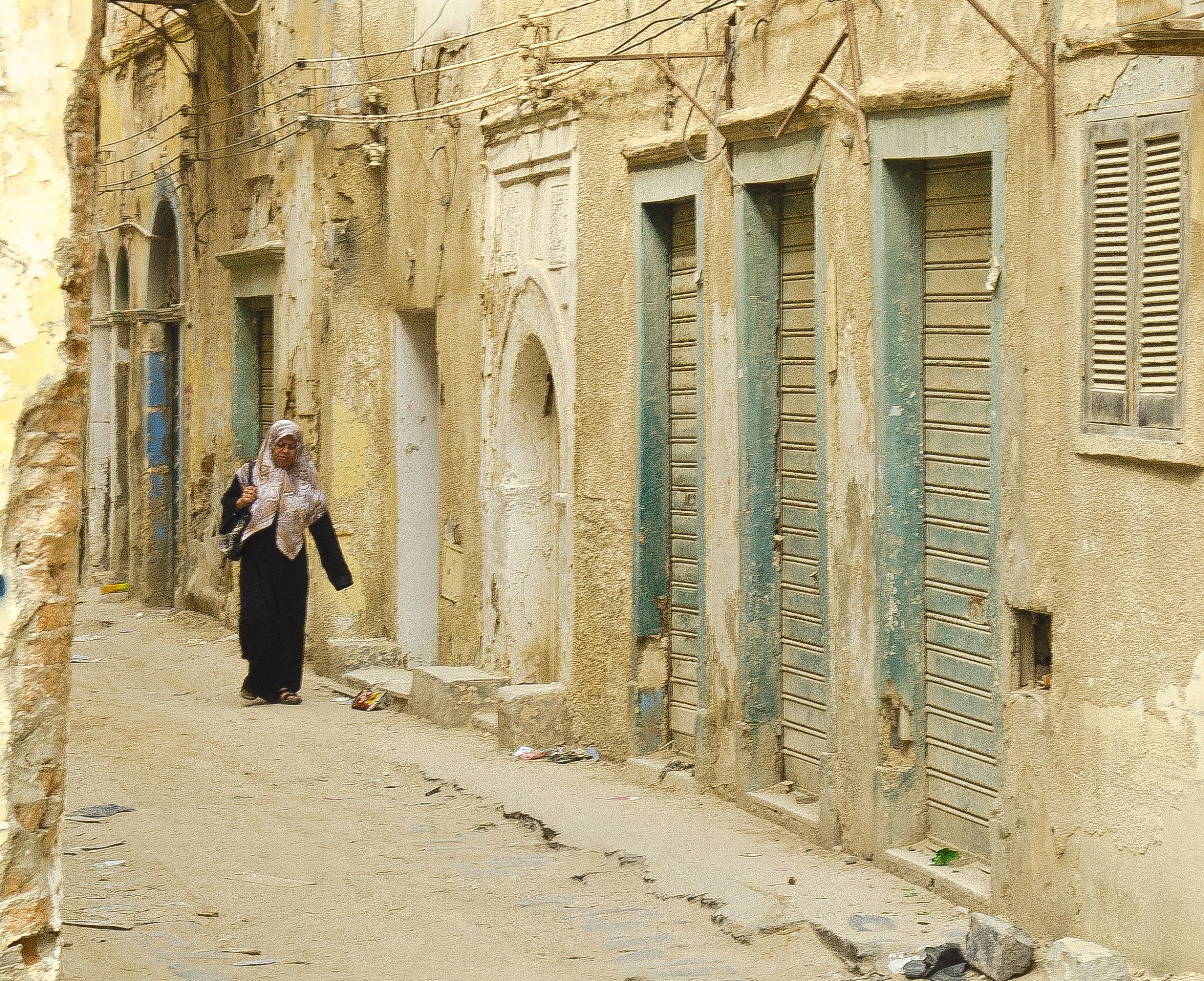 Walking in the old town