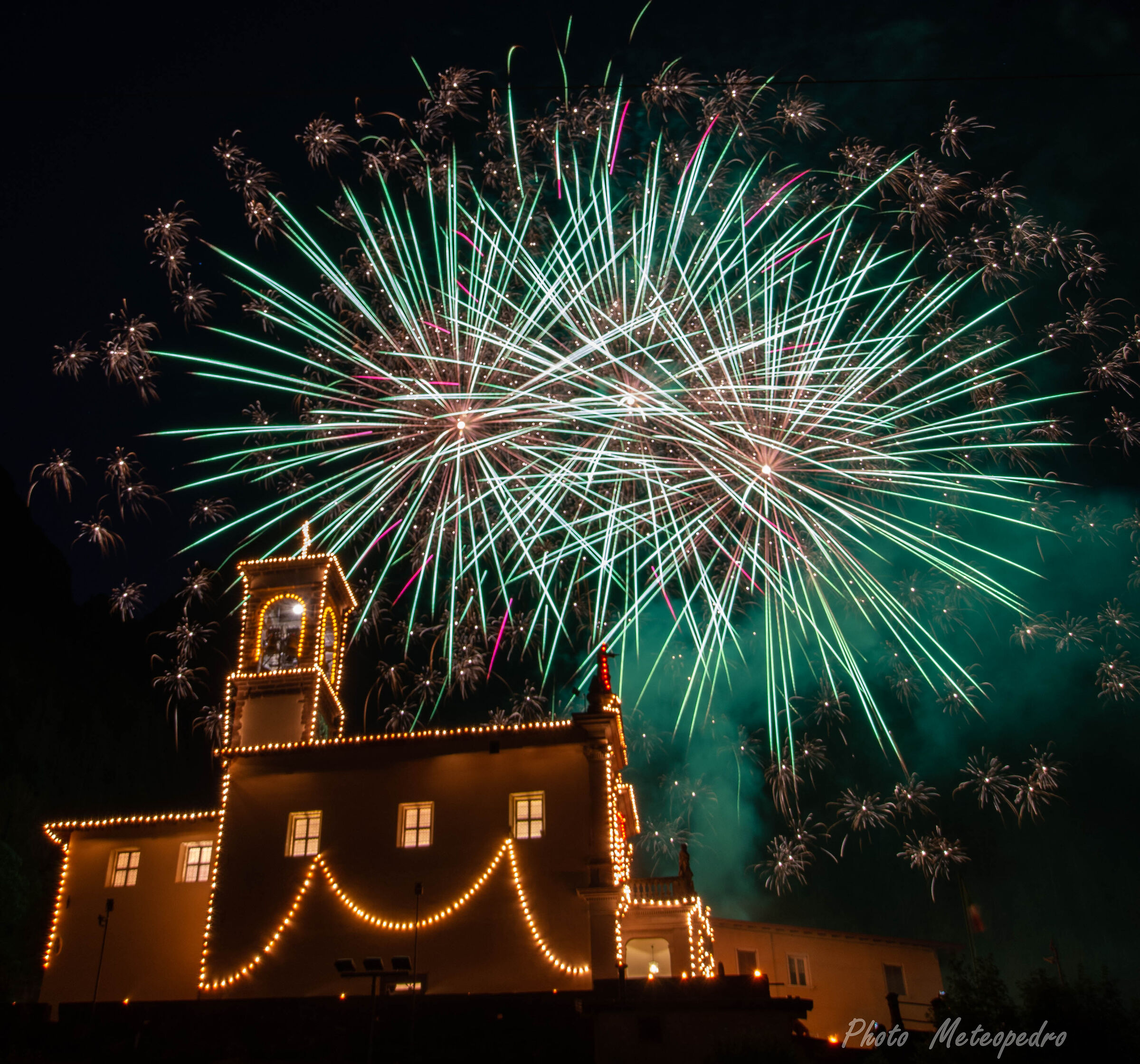 Fireworks,in the night