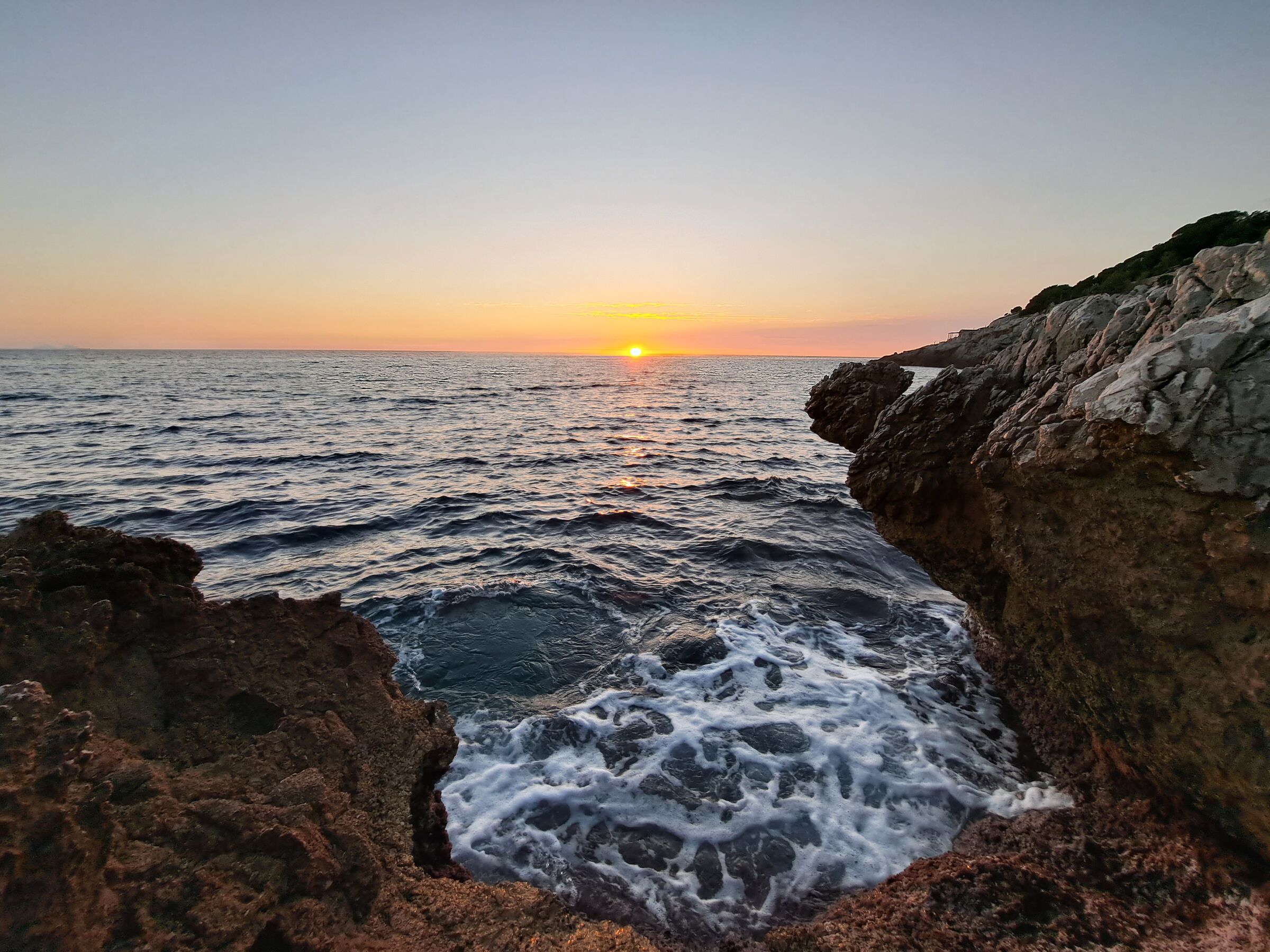 Tramonto Circeo punta rossa