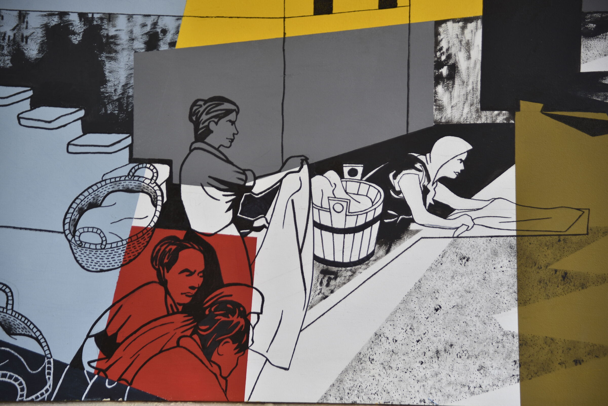 Murales lavandaie