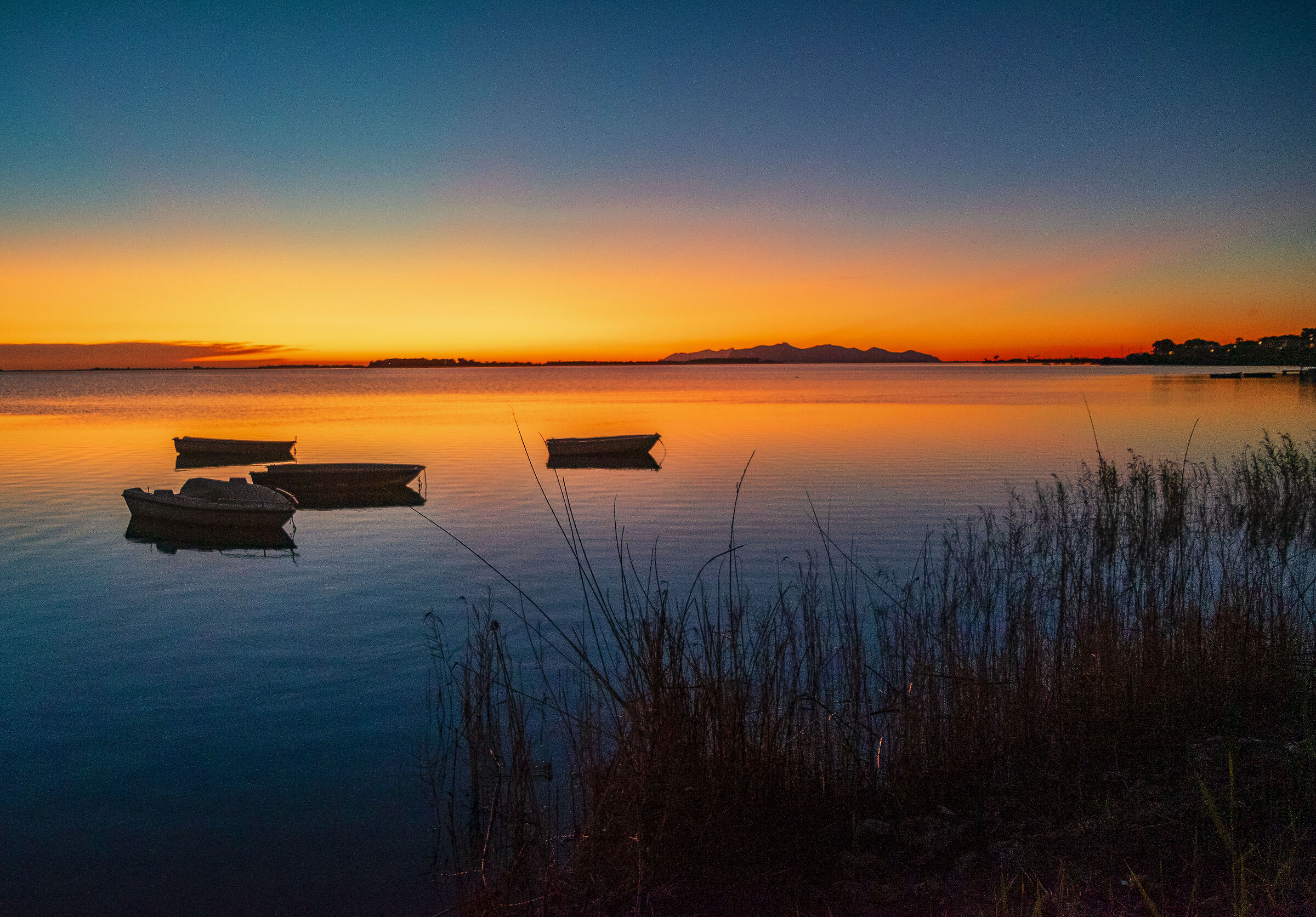Unexpected quiet sunset