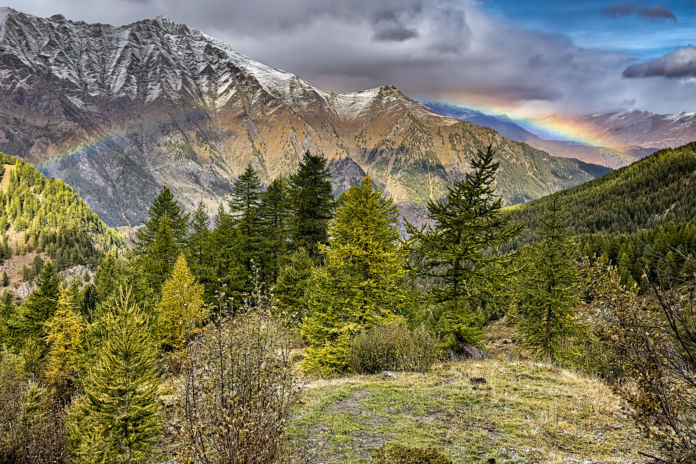 Arcobaleno dal Vallone delle Miniere