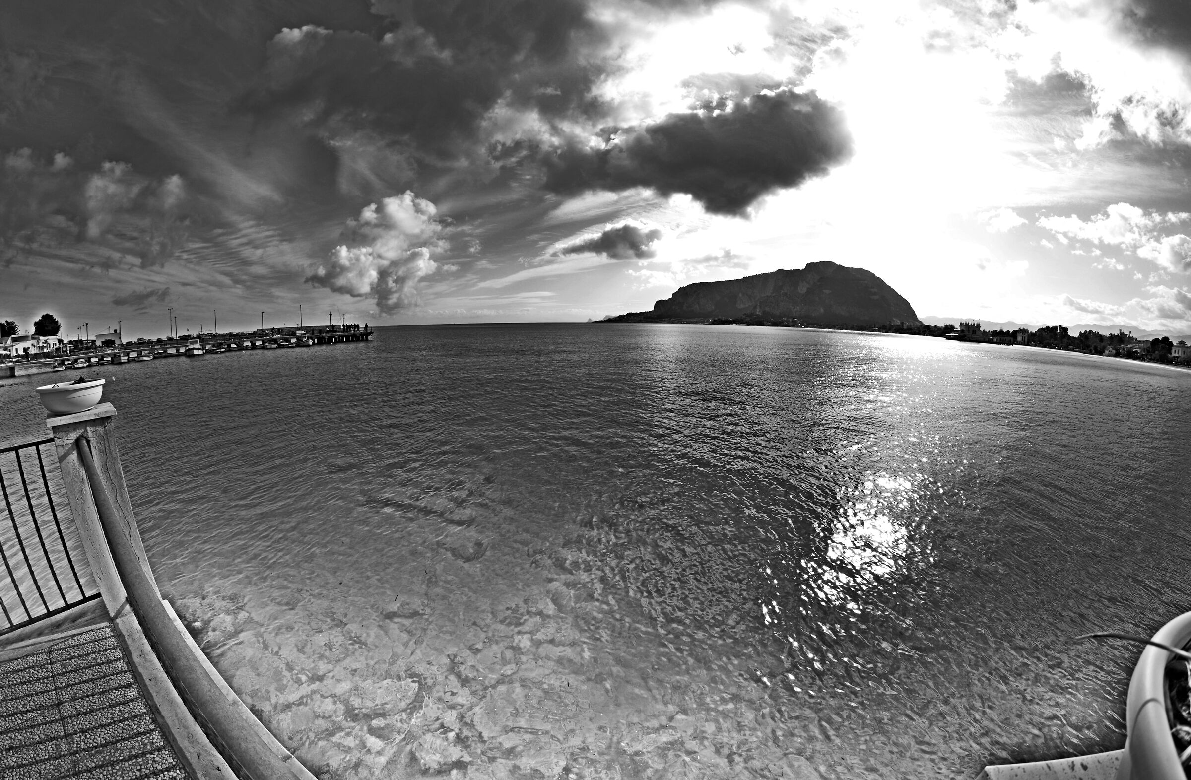 Mondello in bianco e nero