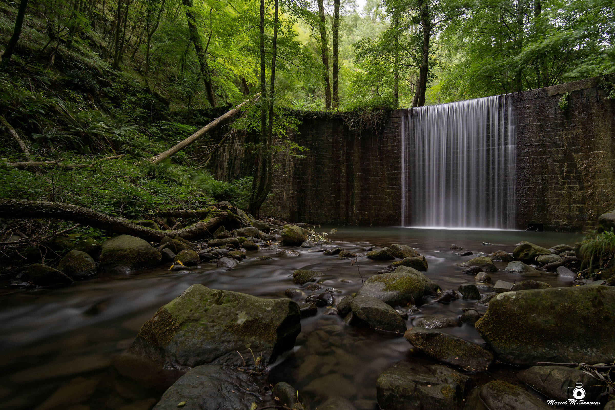 Waterfall in the National Park of the Casentino Forests