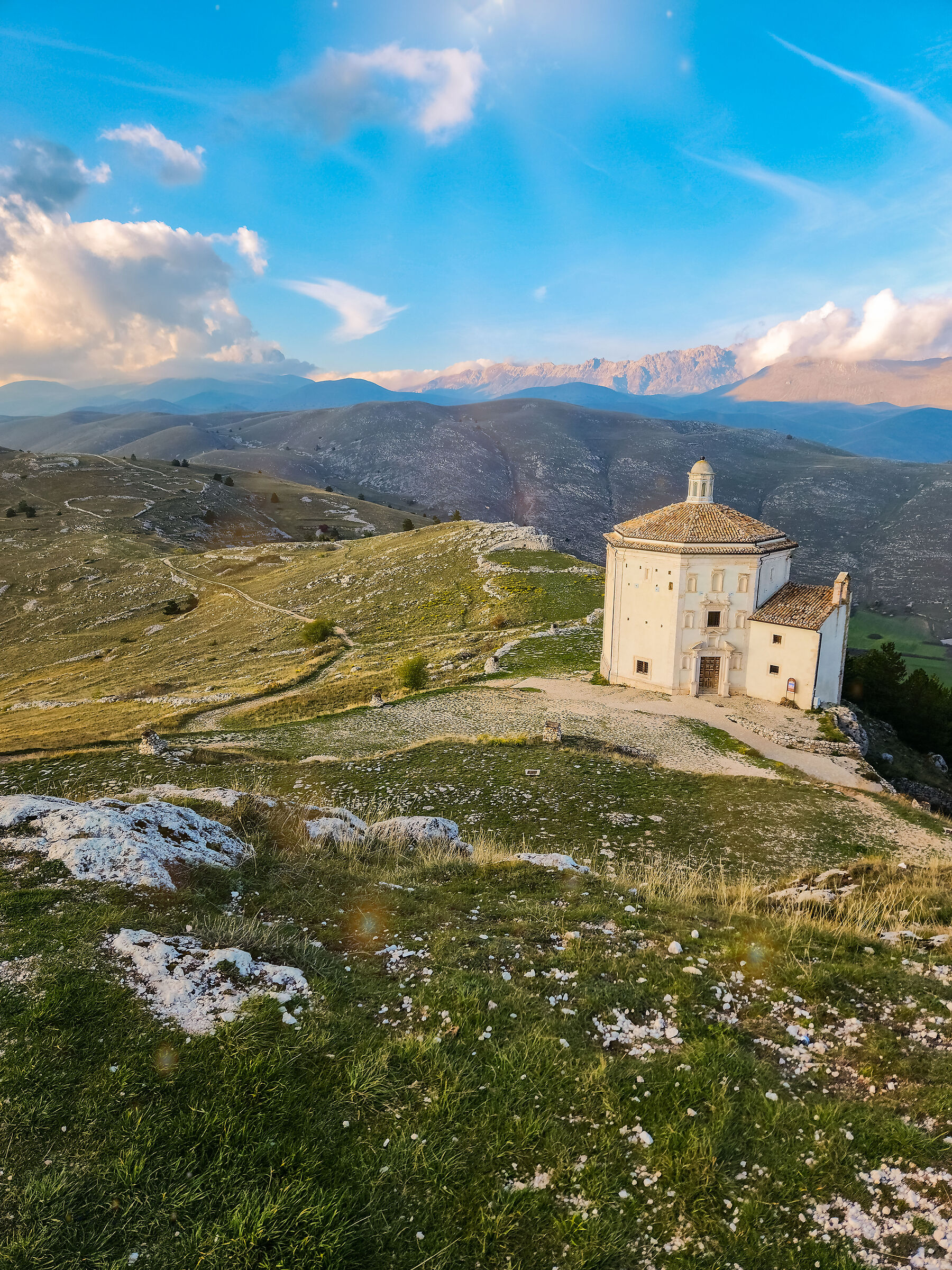 Church of Santa Maria della pieta' seen from the Rocca