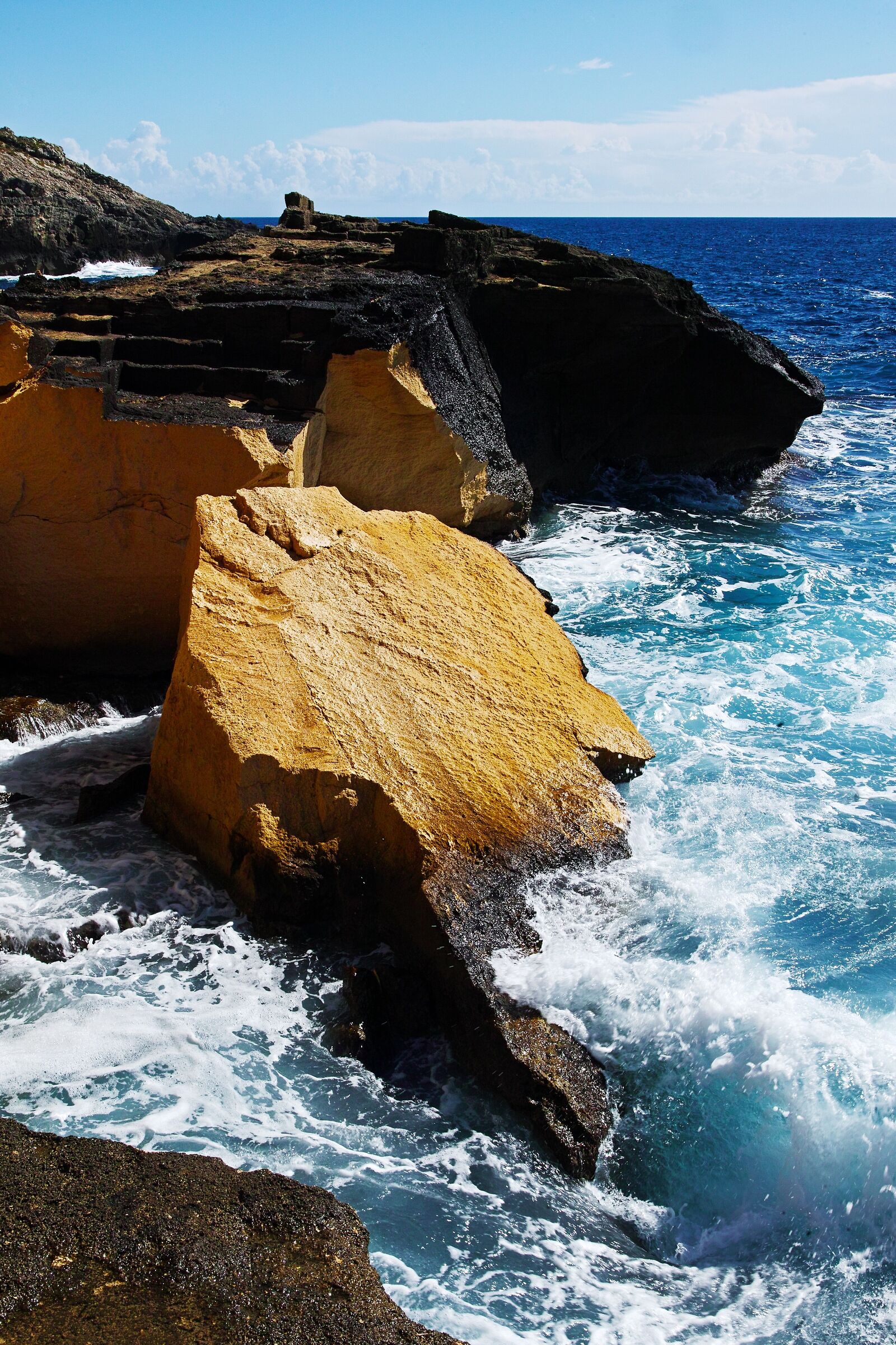 Crashing waves in Santa Cesarea