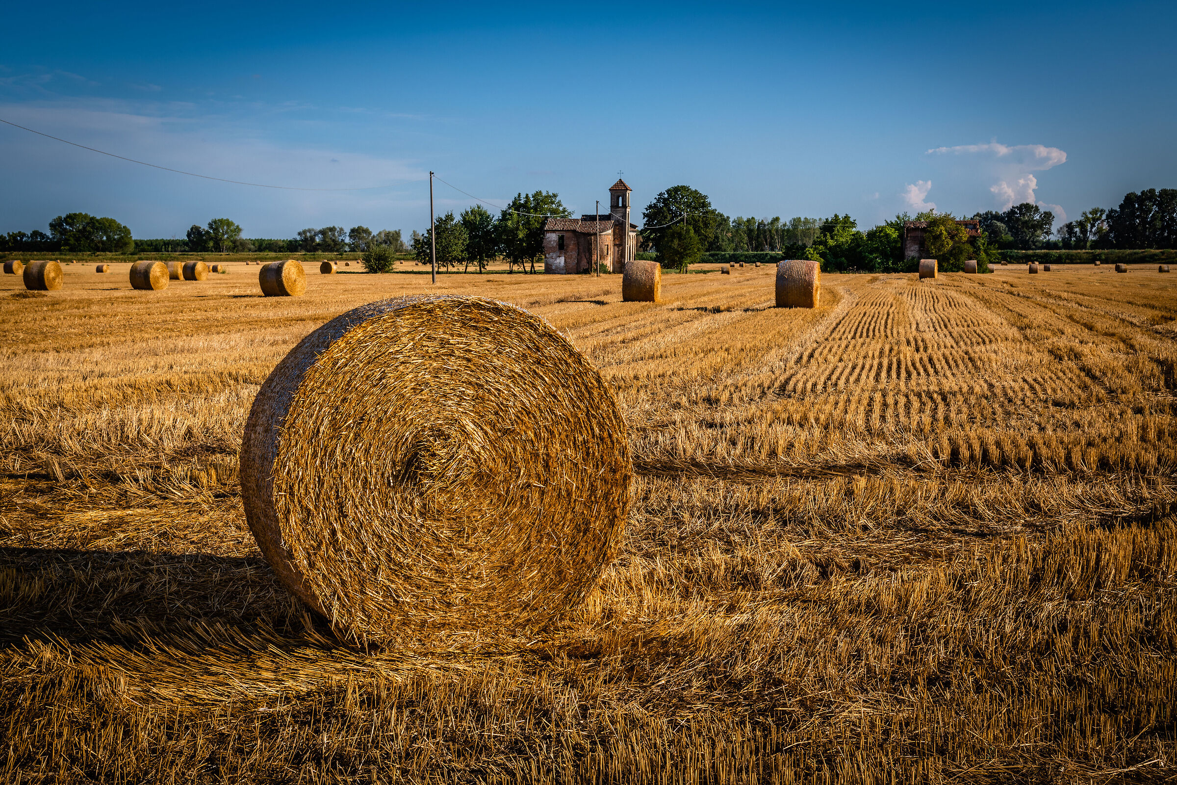 A hot afternoon in late July