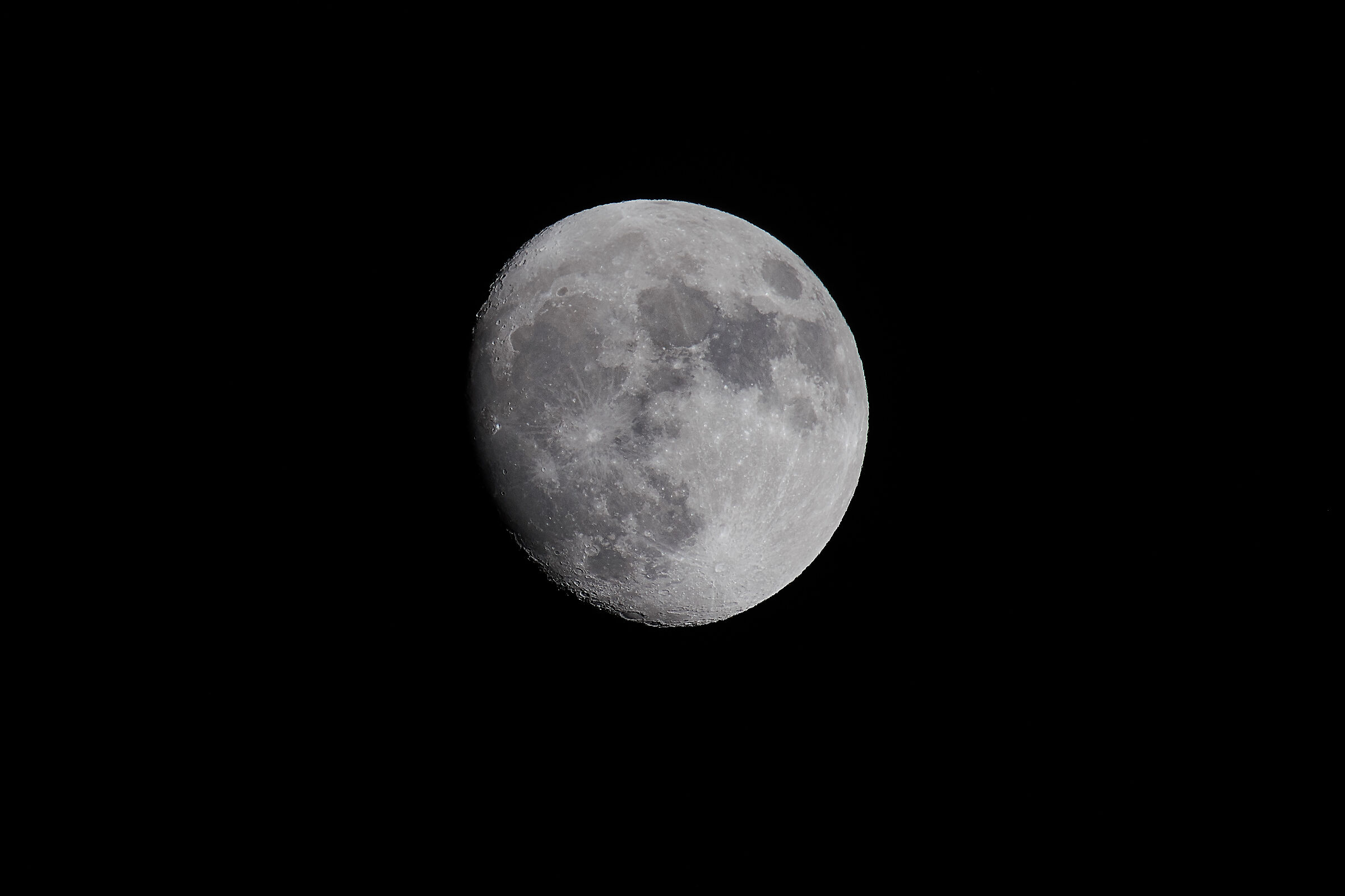 Luna con Nikon 200-500 f5.6 (Notte) - Crop