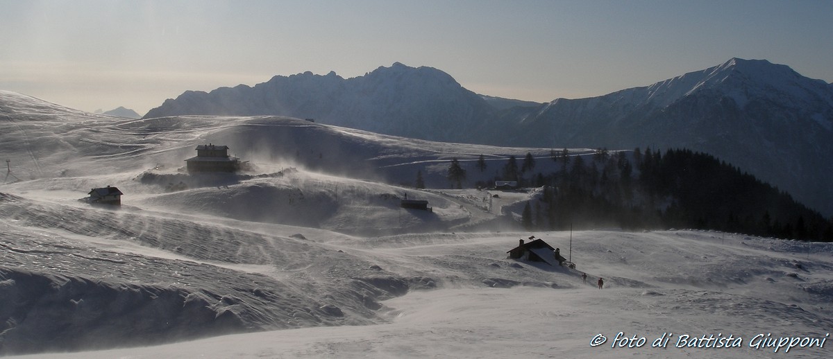 Ski touring on Orobian