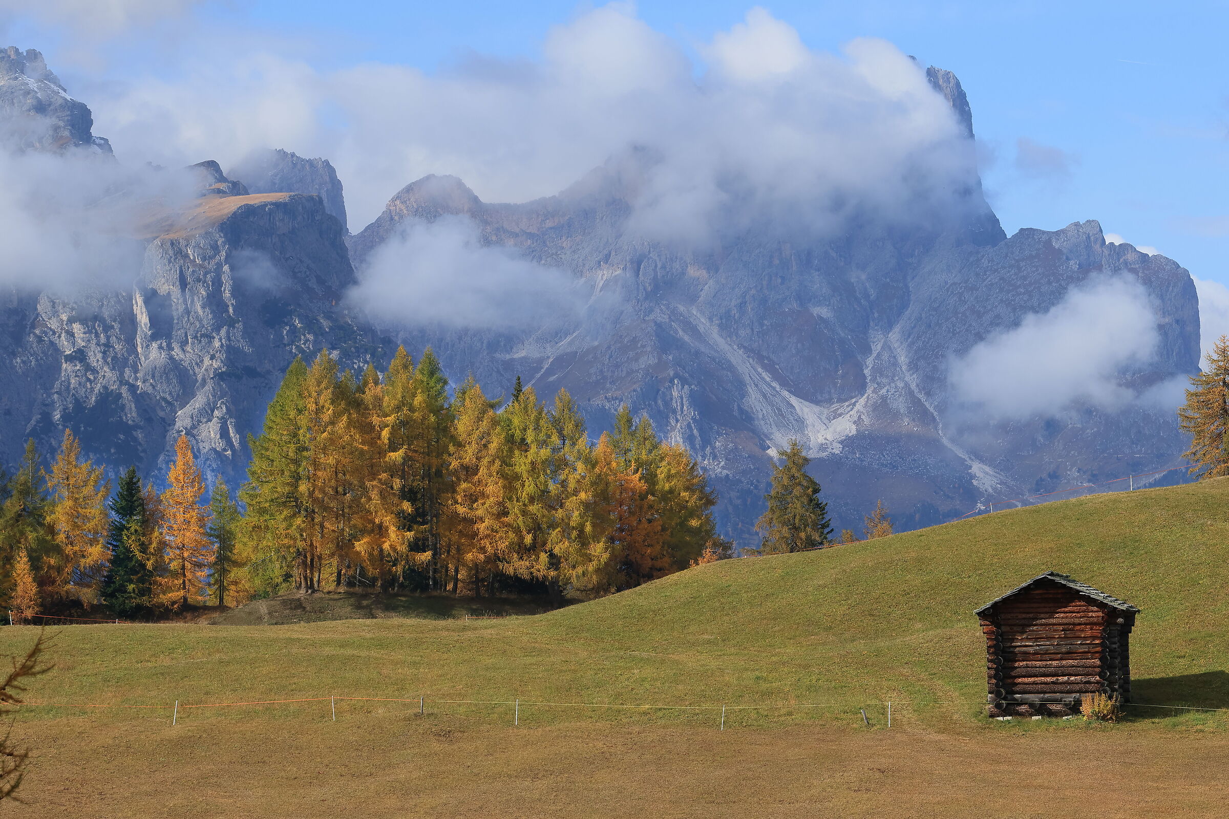 Prati dell'Armentara in autunno