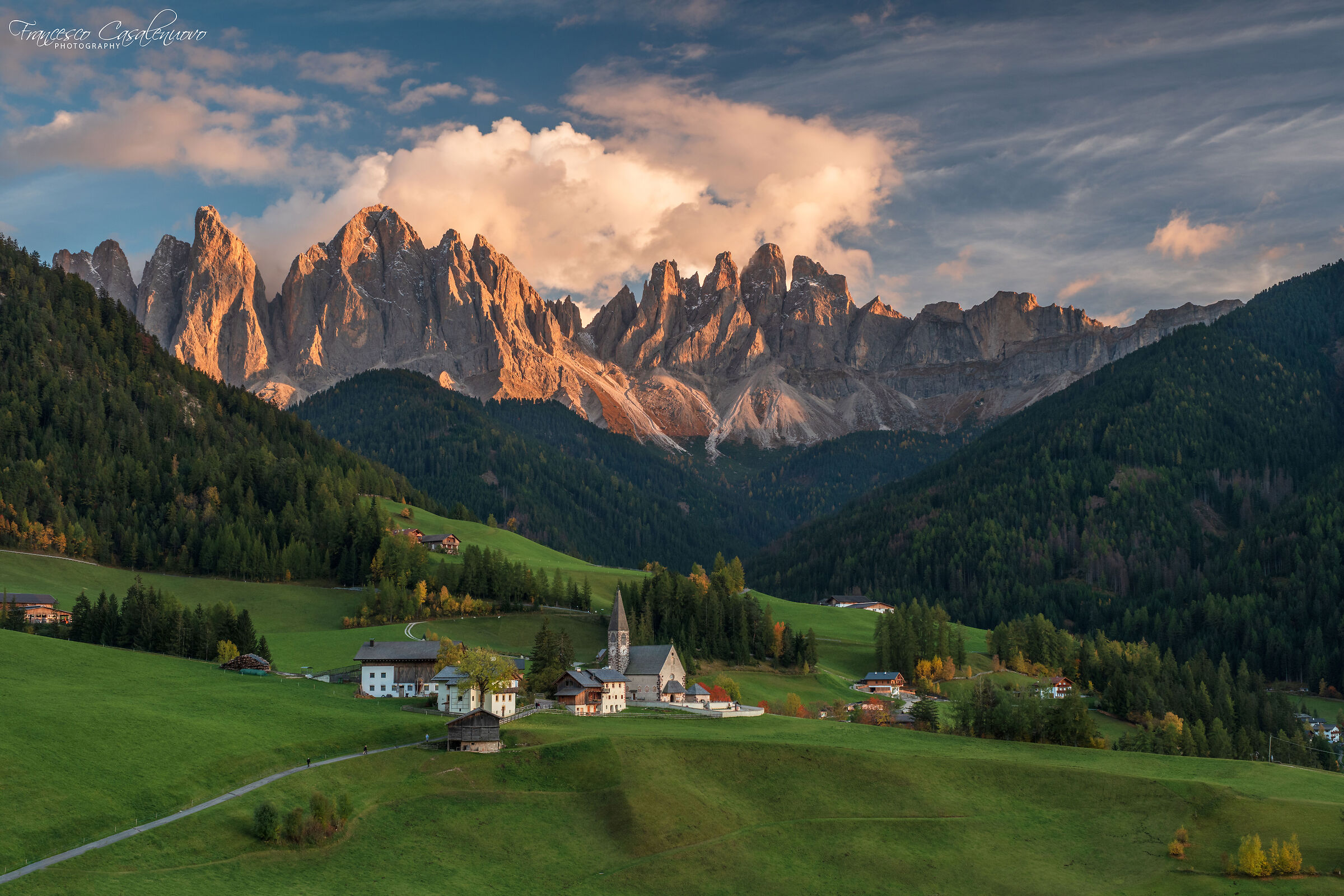 Santa Maddalena al tramonto