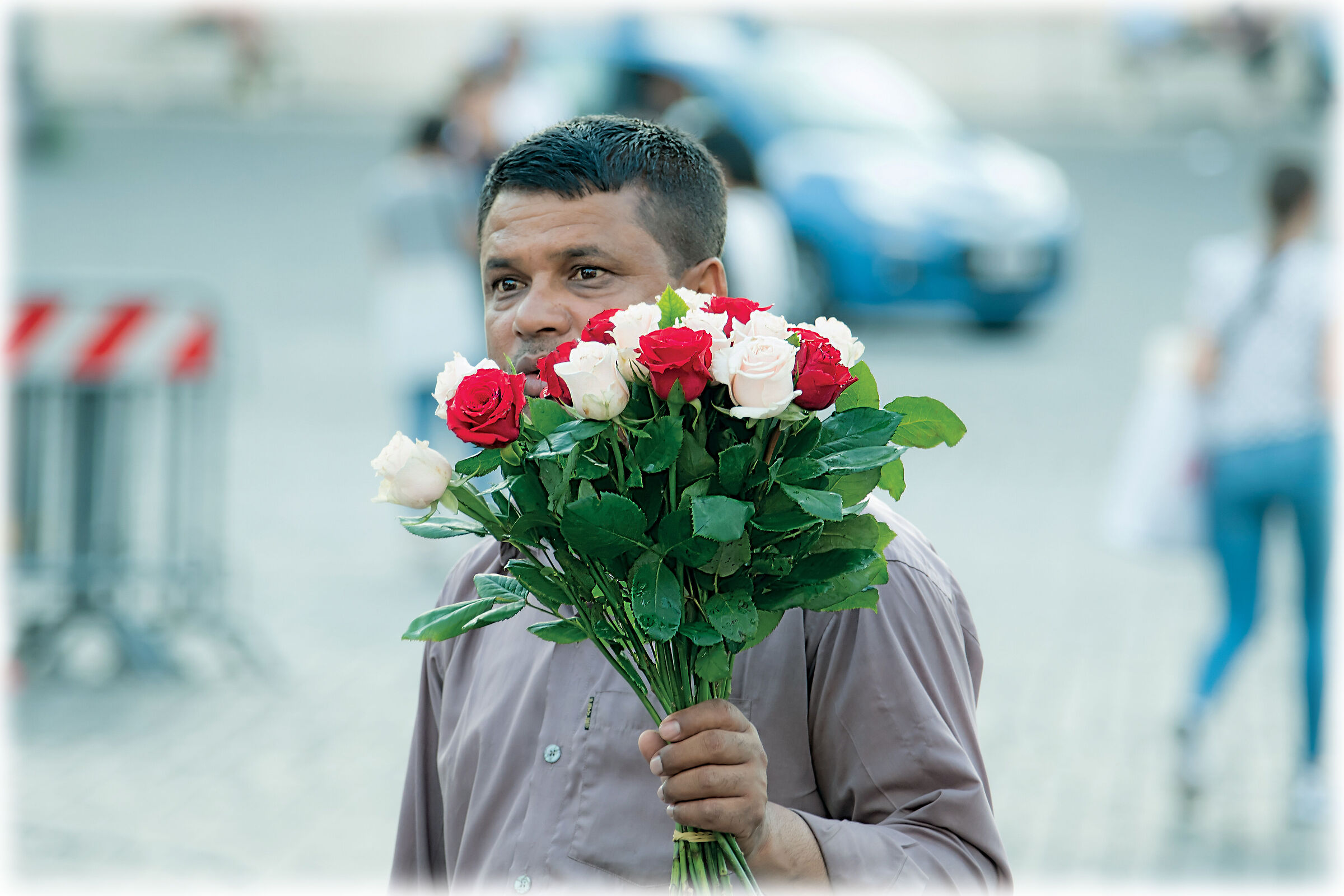 The peddler of roses.