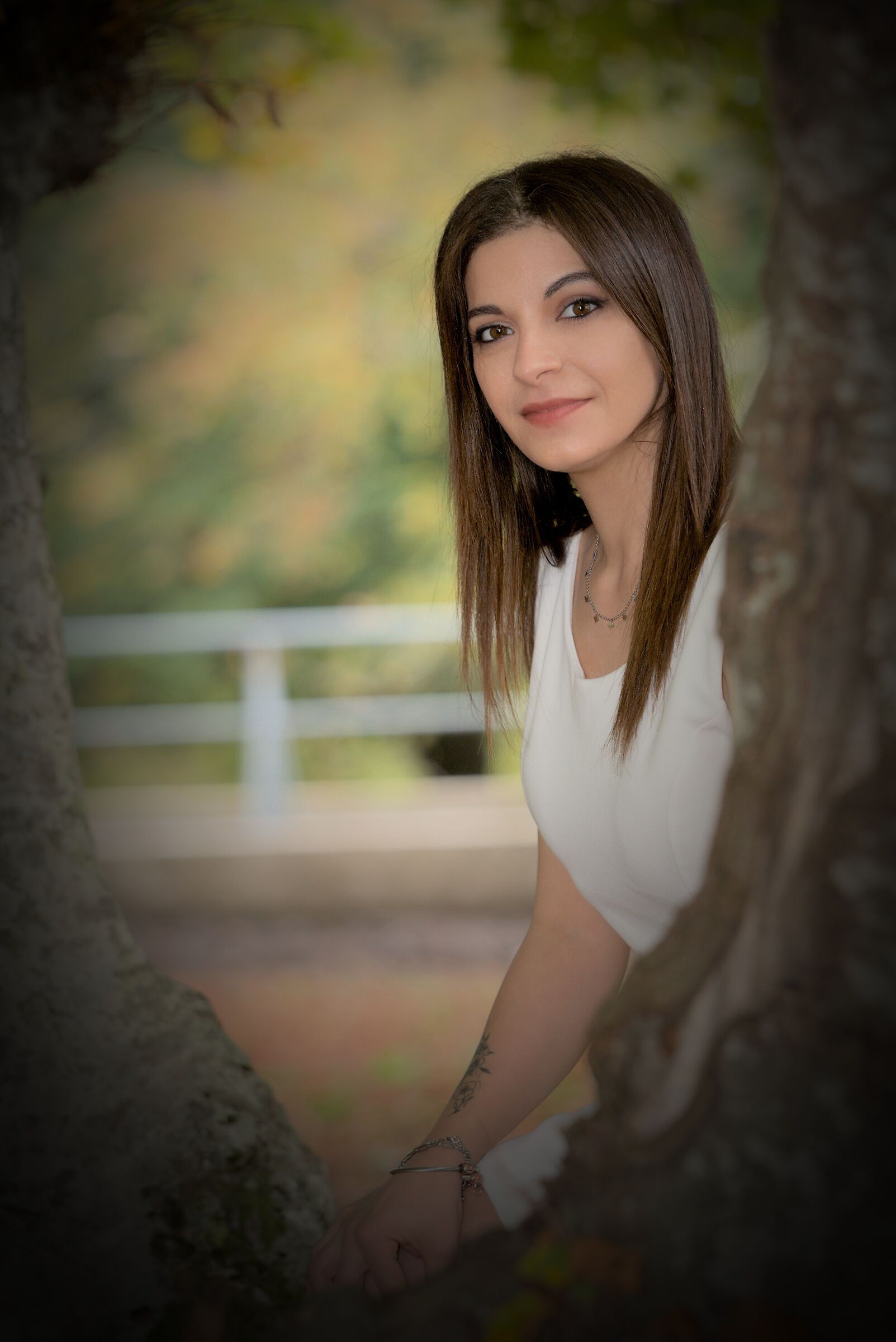Paola at the park of Canfaito!