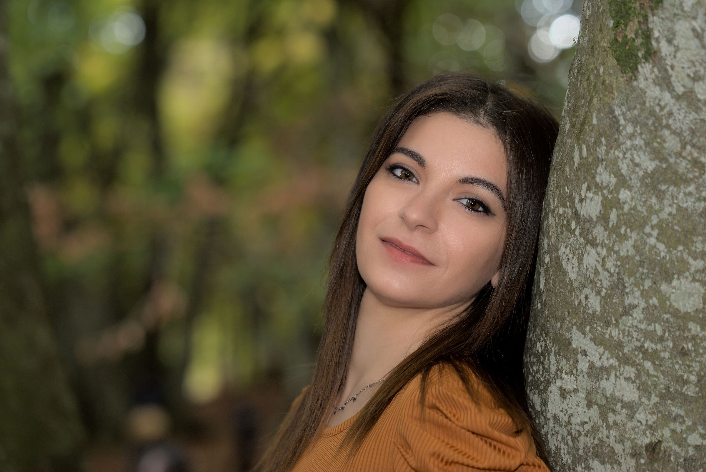 Paola in the oldest beech forest in the Marche region!