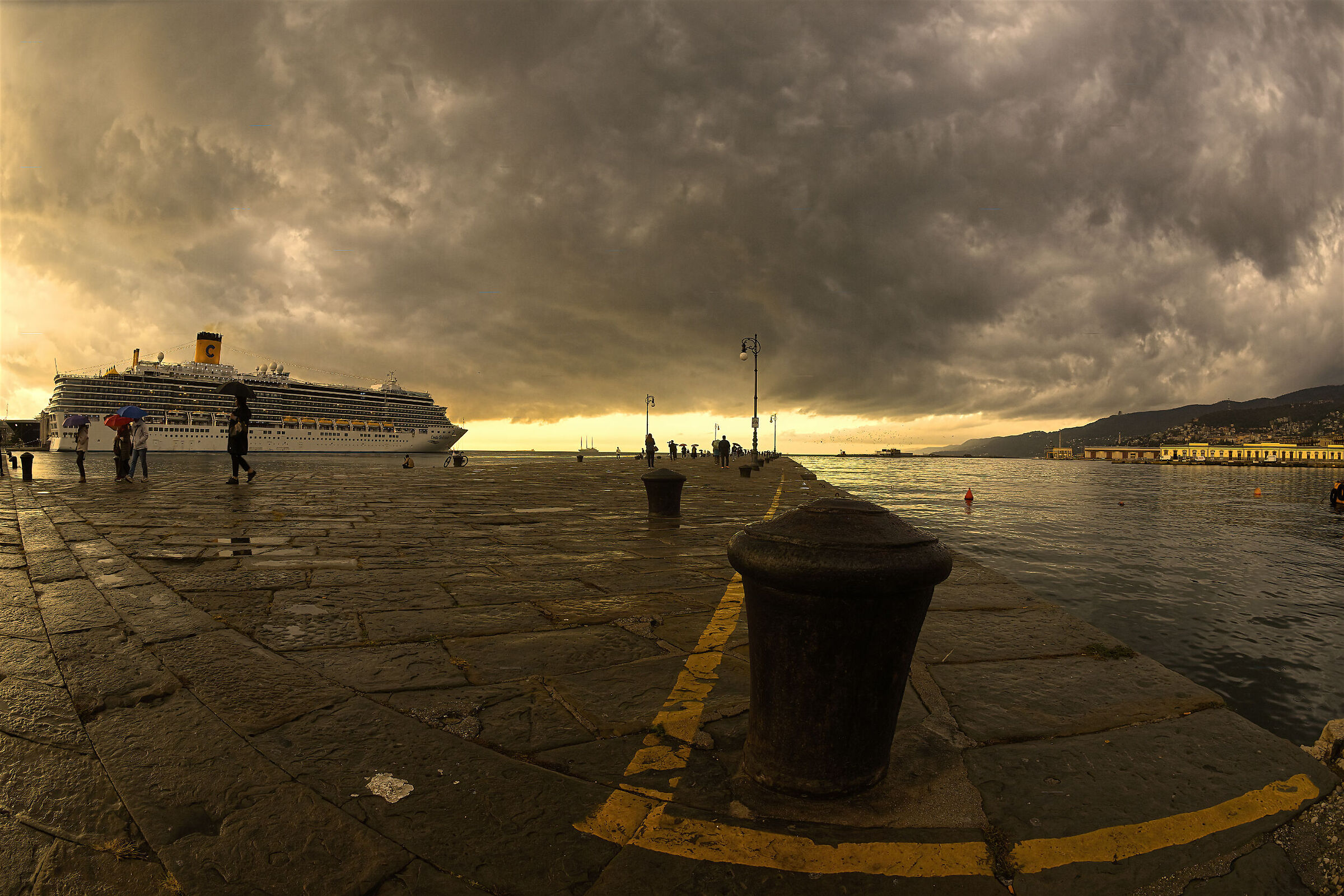 Autumn afternoon in Trieste
