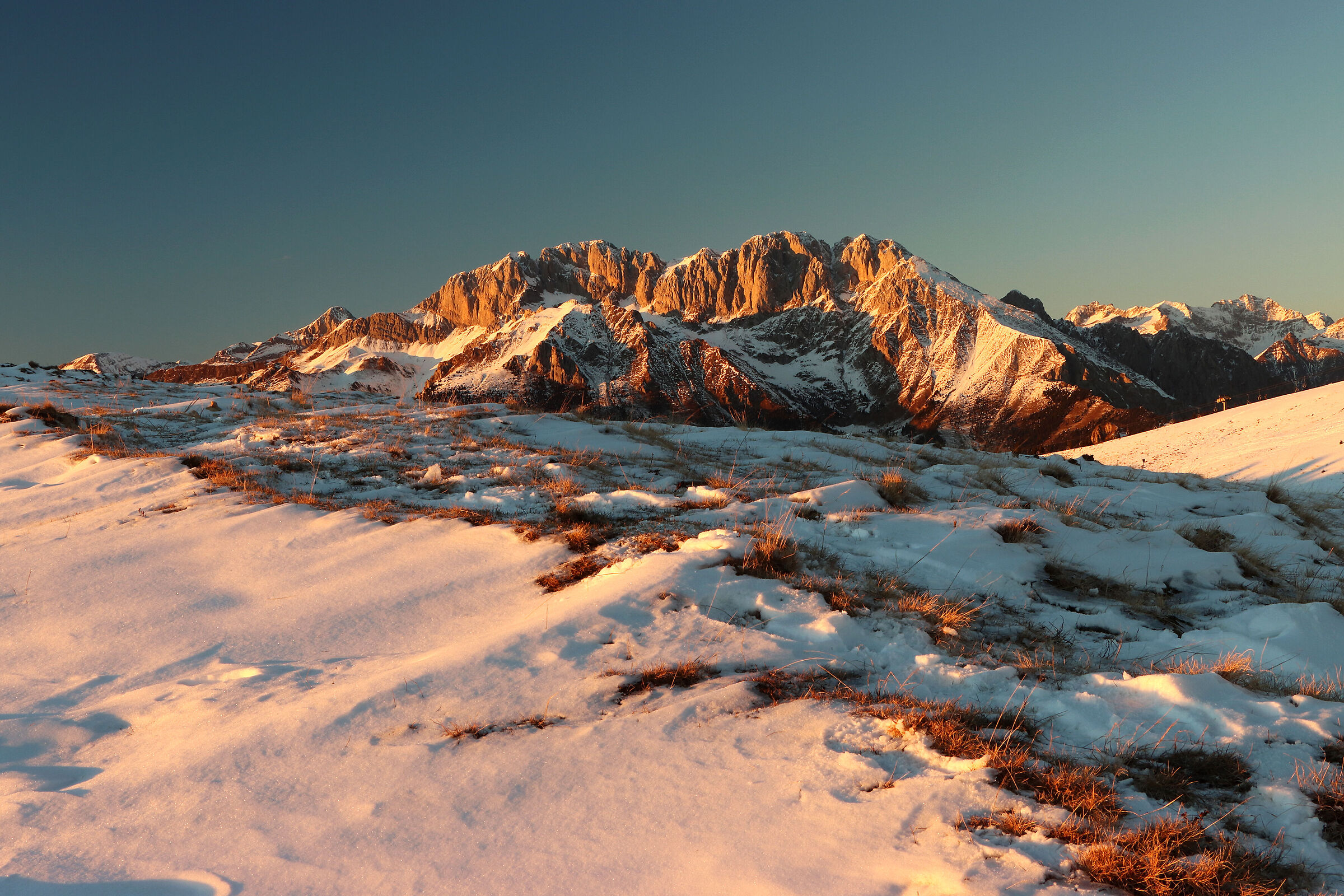 la "regina " al tramonto