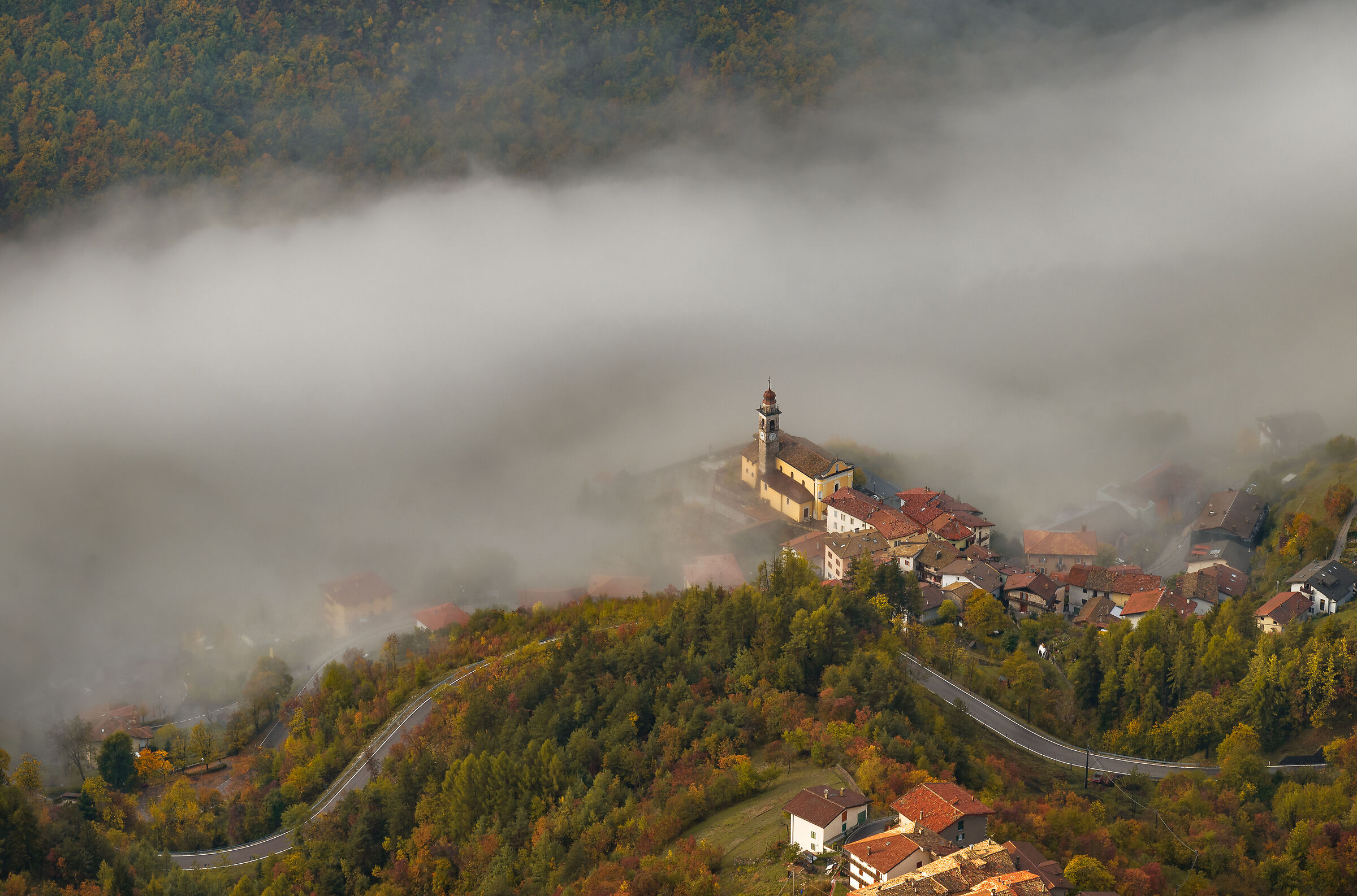 Valle di Terragnolo dalla Forra del Lupo