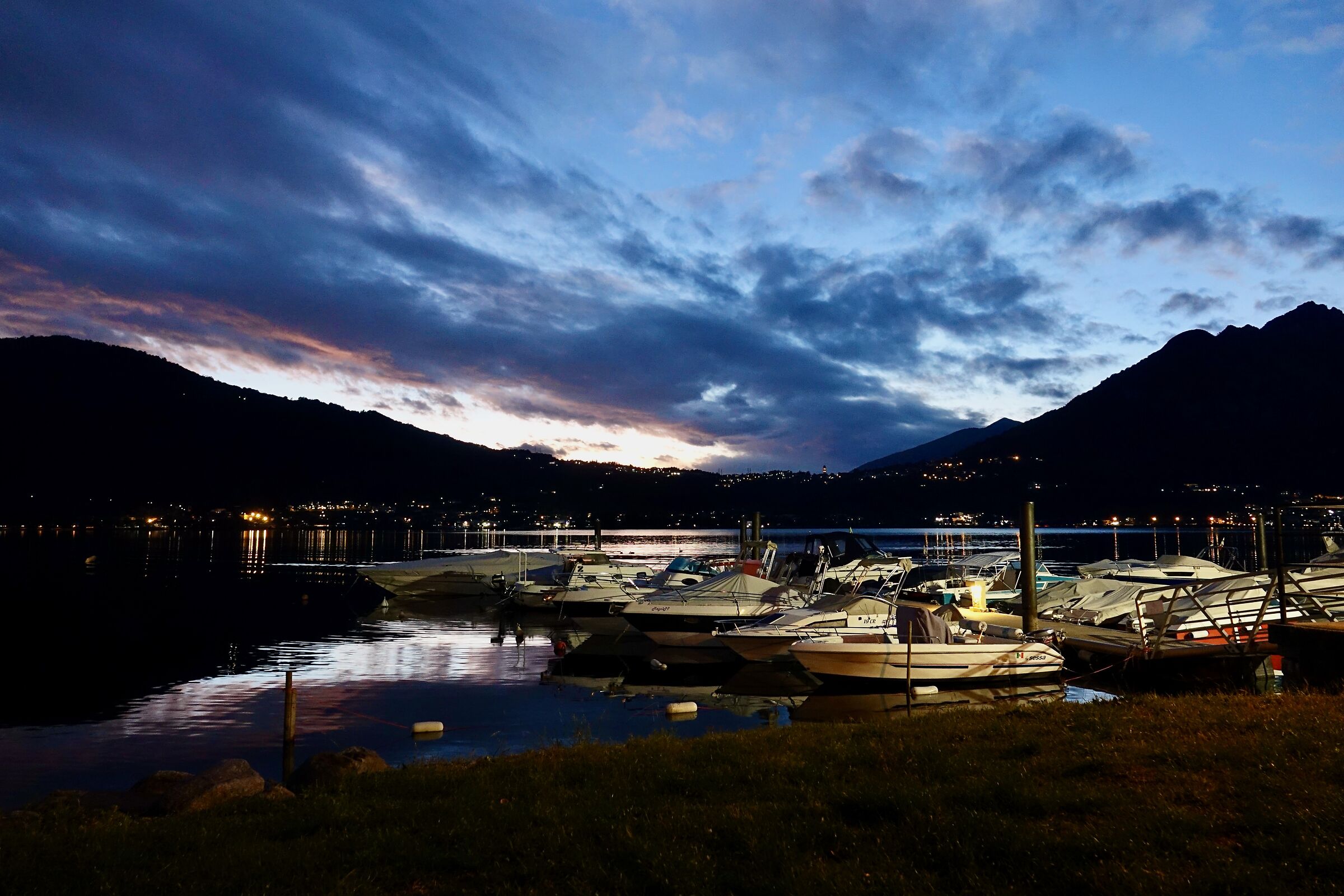 Pontile sul lago di Garlate a Vercurago