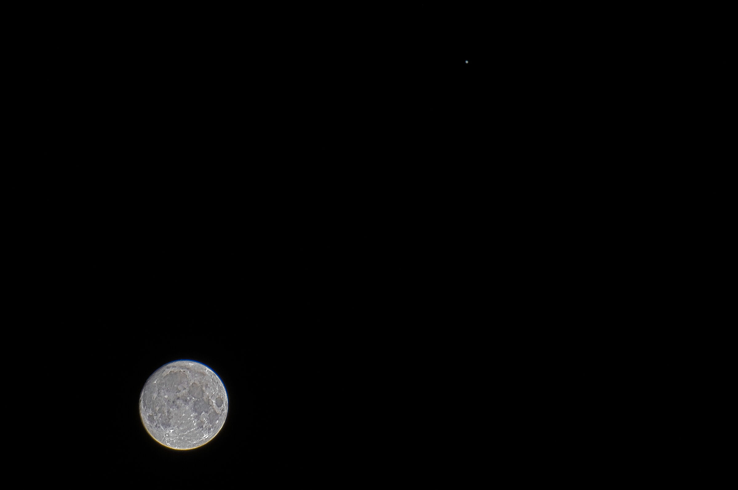 The Hunters' Moon and Venus