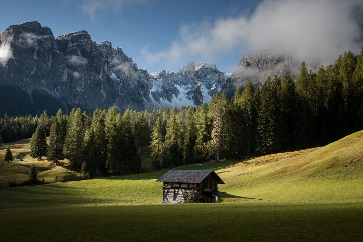 The green meadows of Longiarù ...