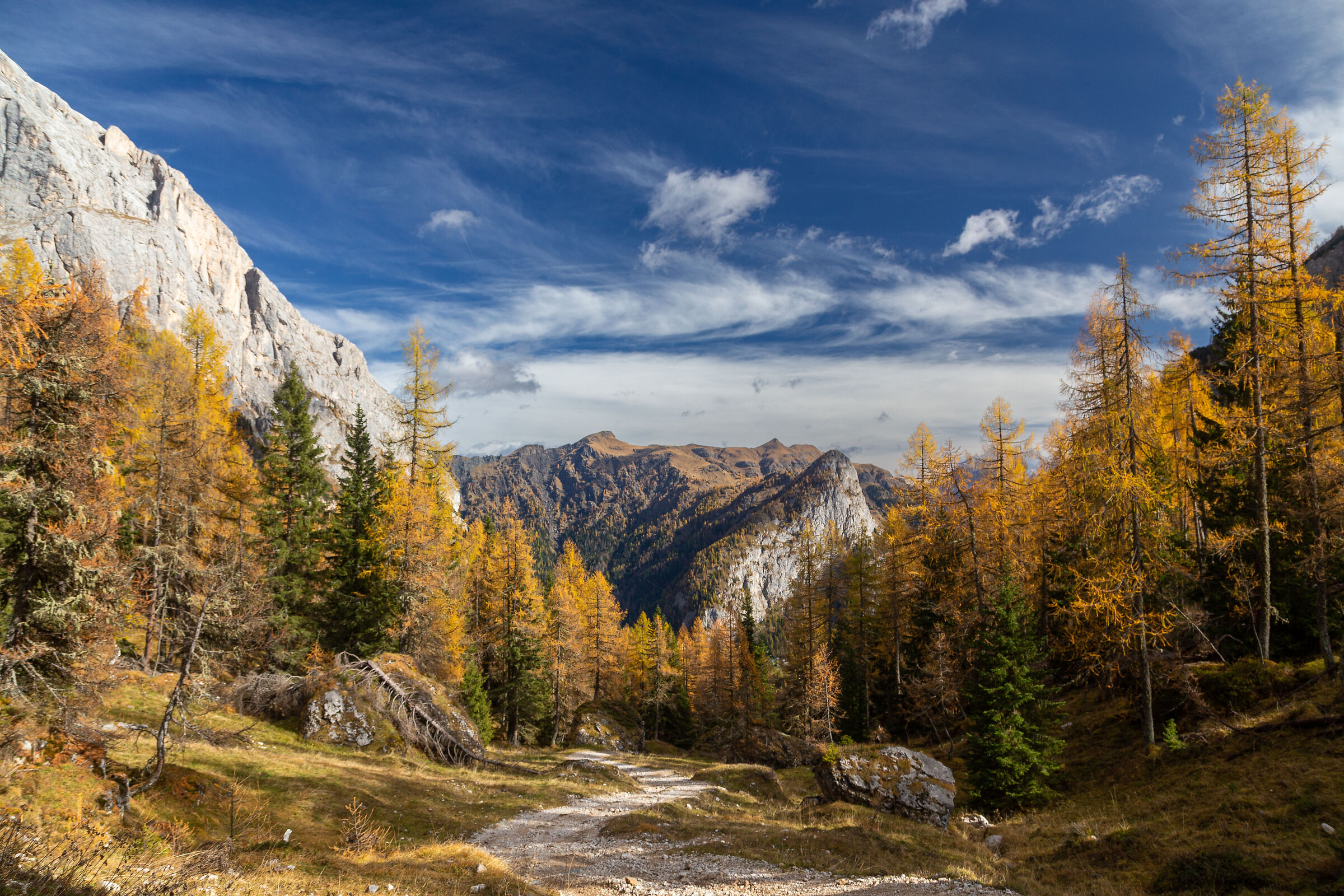 Autumn in Malga Ciapela