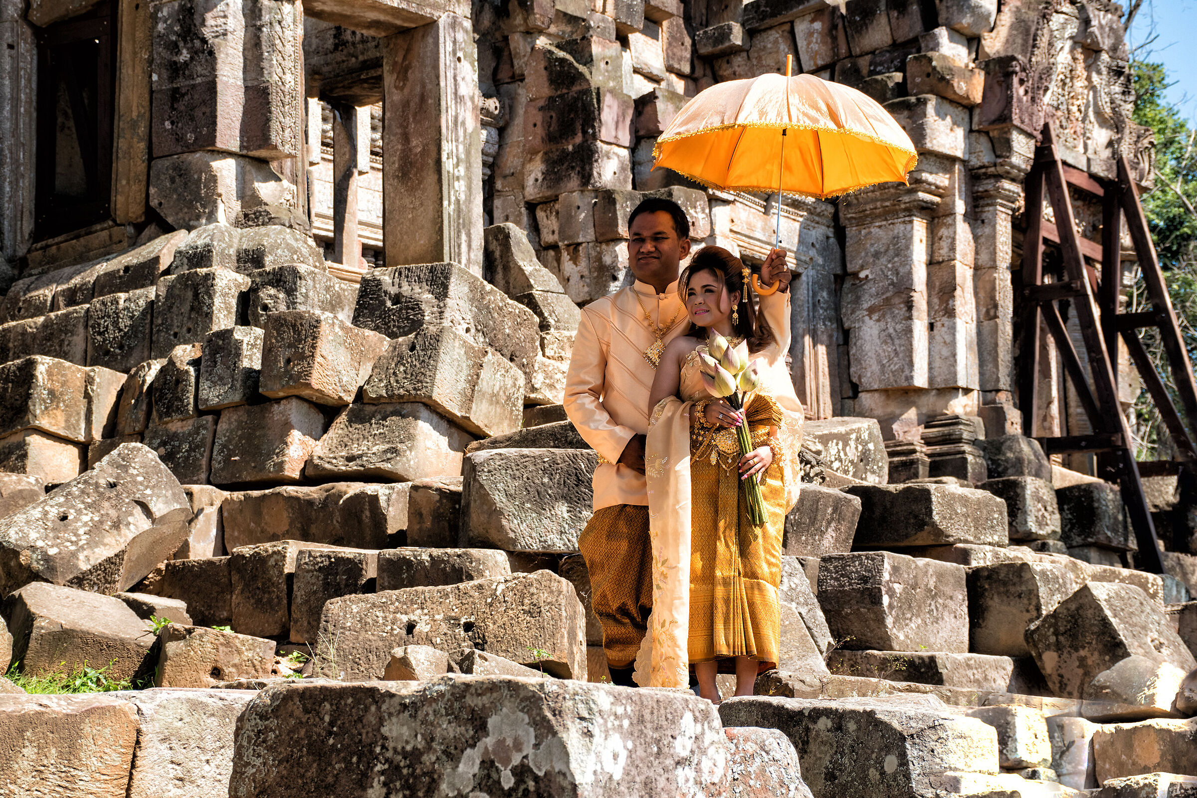 Wat Ek Phnom, Cambogia  Matrimonio sui templi_1