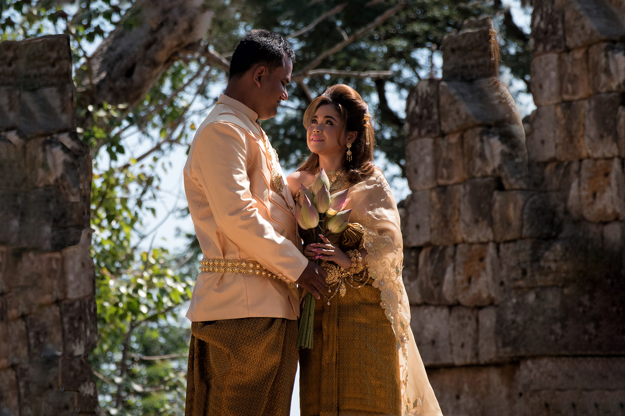 Wat Ek Phnom, Cambogia  Matrimonio sui templi_2