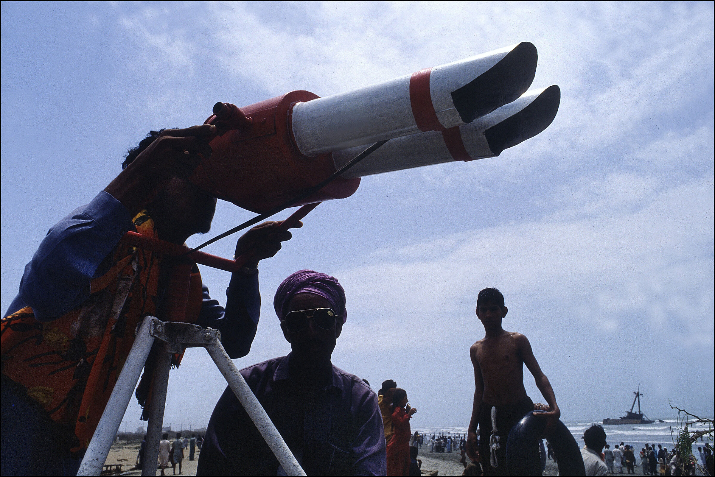 1987 Pakistan Karachi 'servizi di spiaggia'