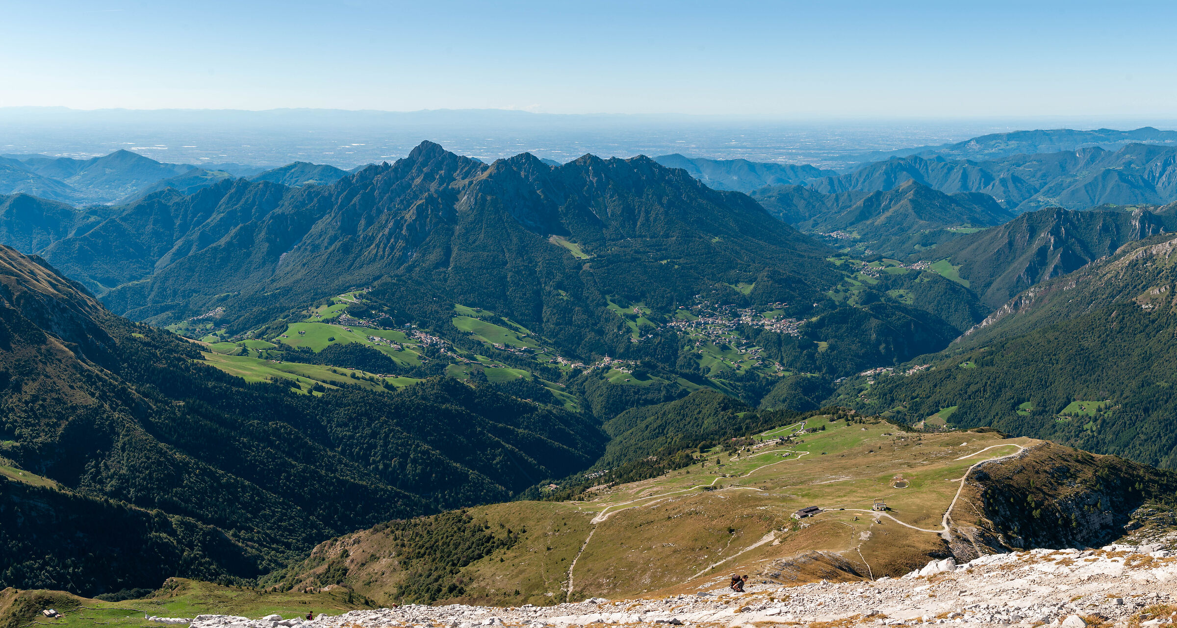 Panoramic view towards Pizzo Arera