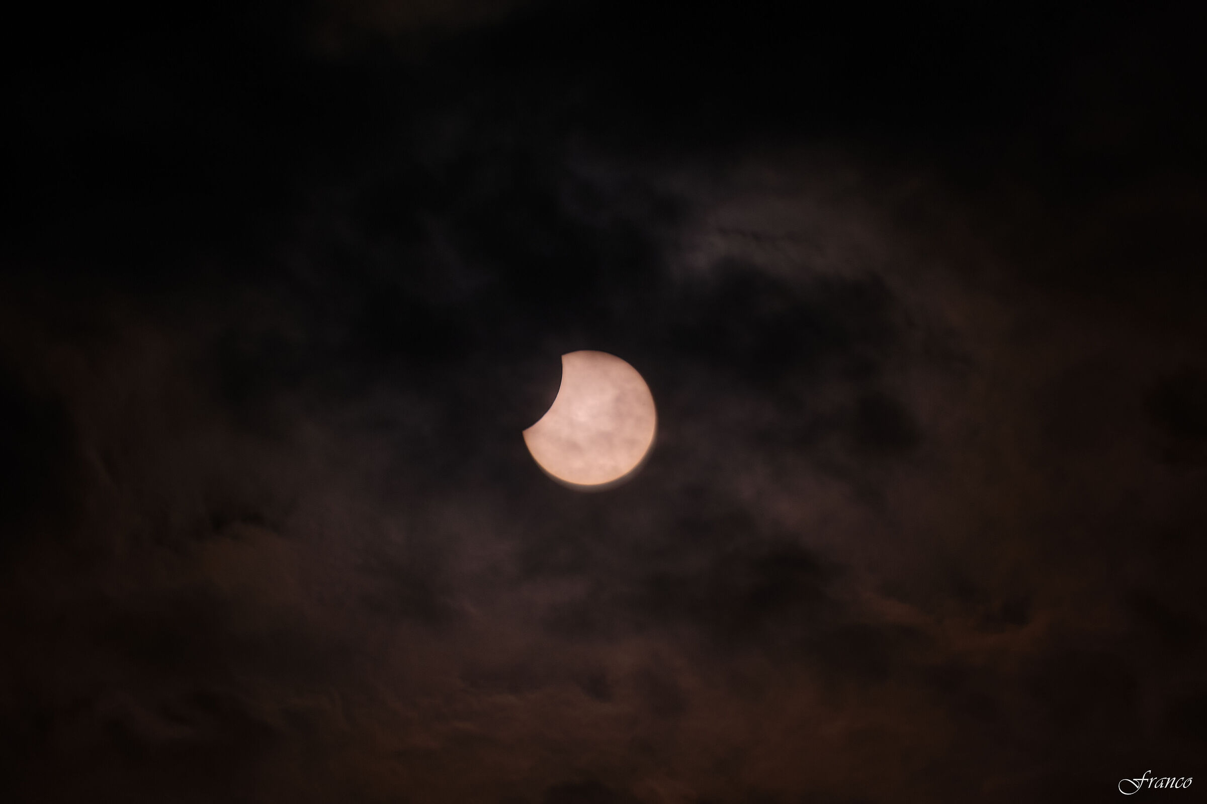 Partial Eclipse of the Sun on October 25, 2022 - #1