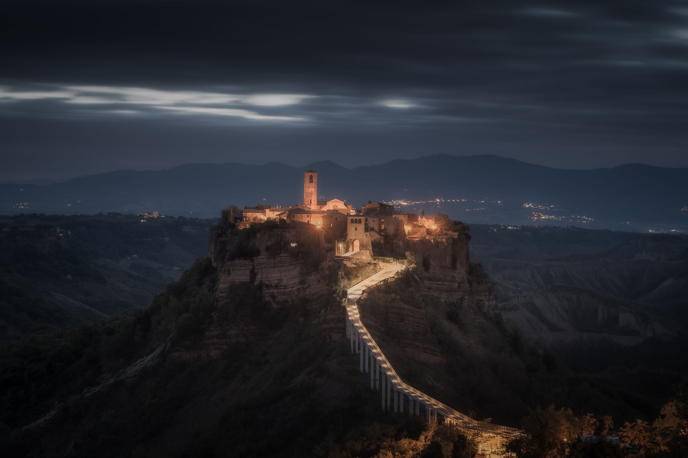 First light in the dying city