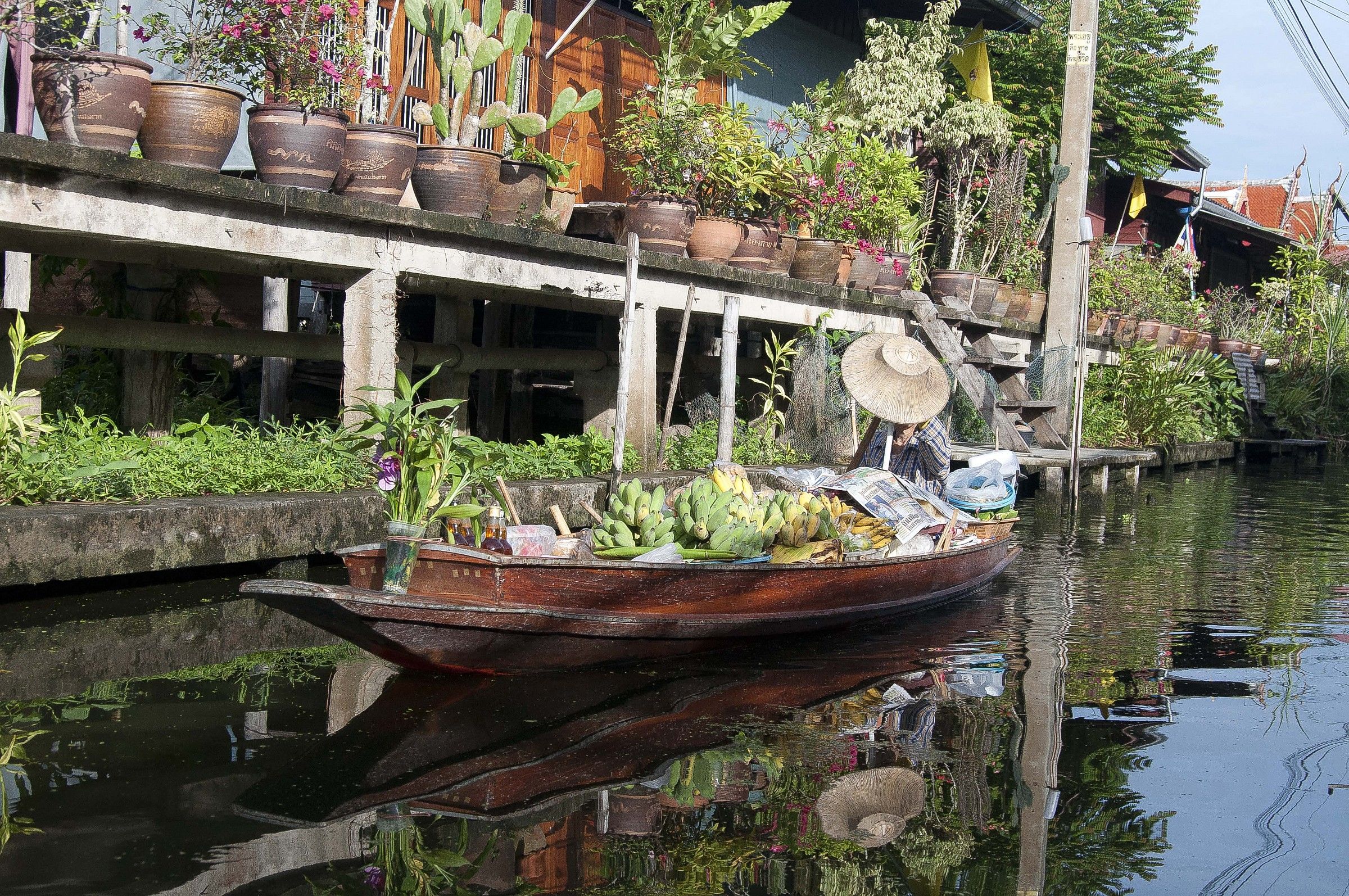 The floating market