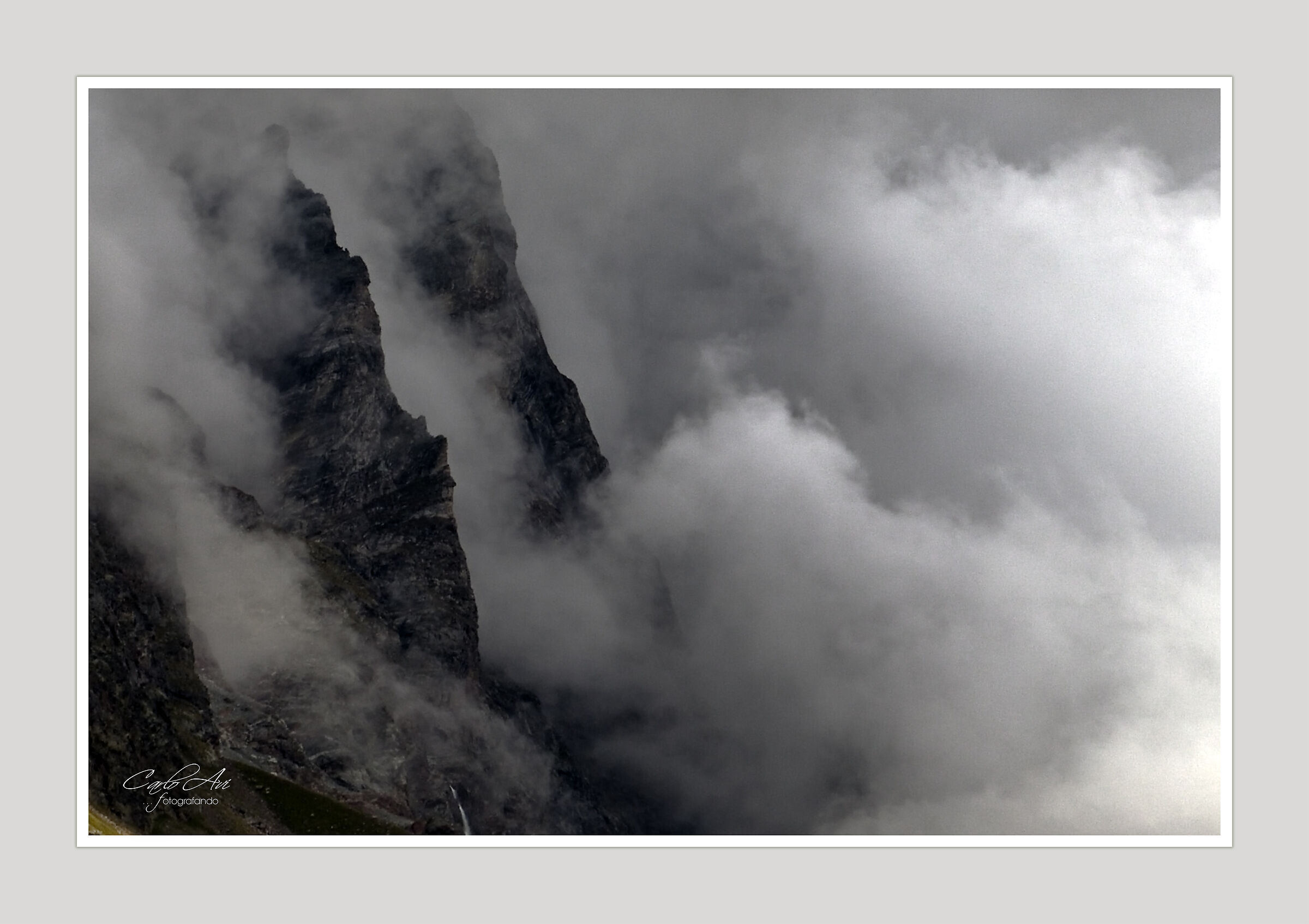 ... at the foot of the Matterhorn