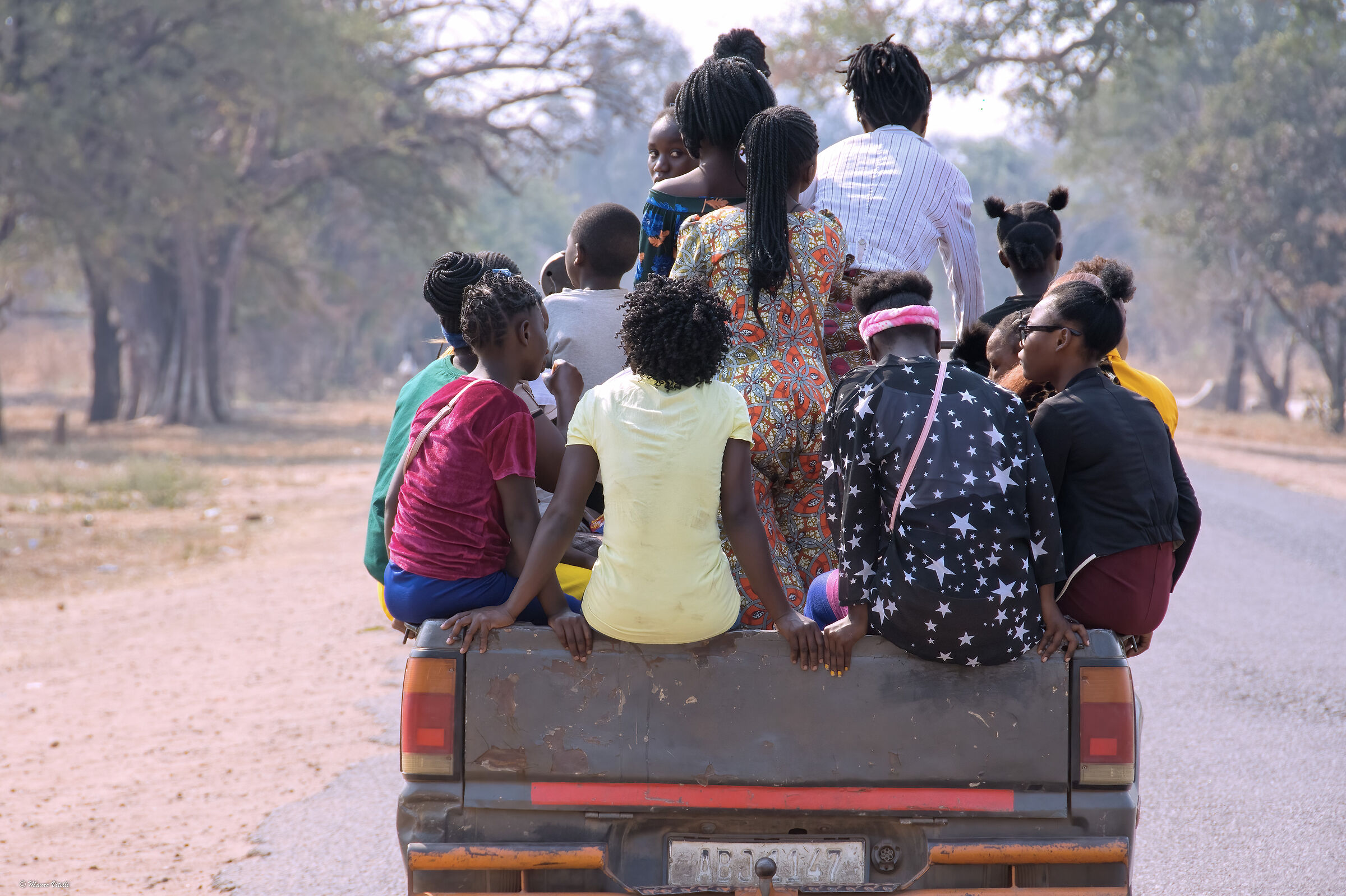 A crowded transport... (Zambia)