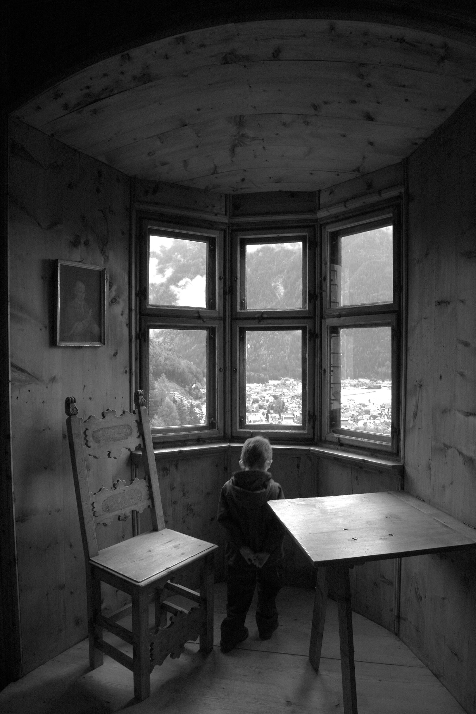In solitudine - Castello di Taufers Versione in b/n
