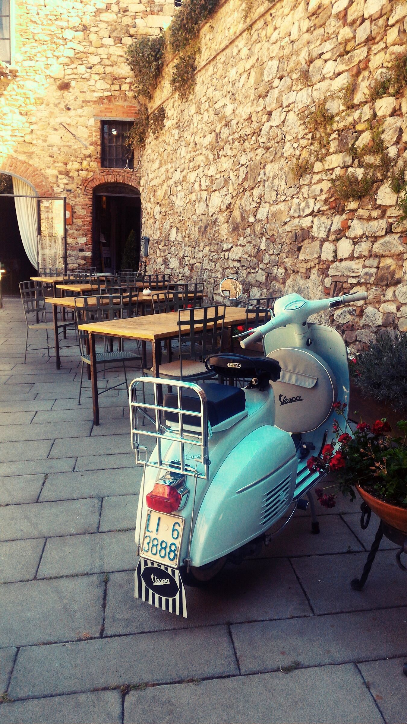 Vespa in Tuscany