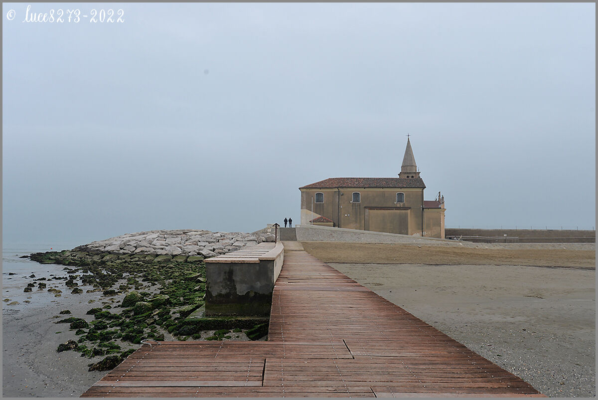Caorle, un tardo pomeriggio di febbraio del 2022