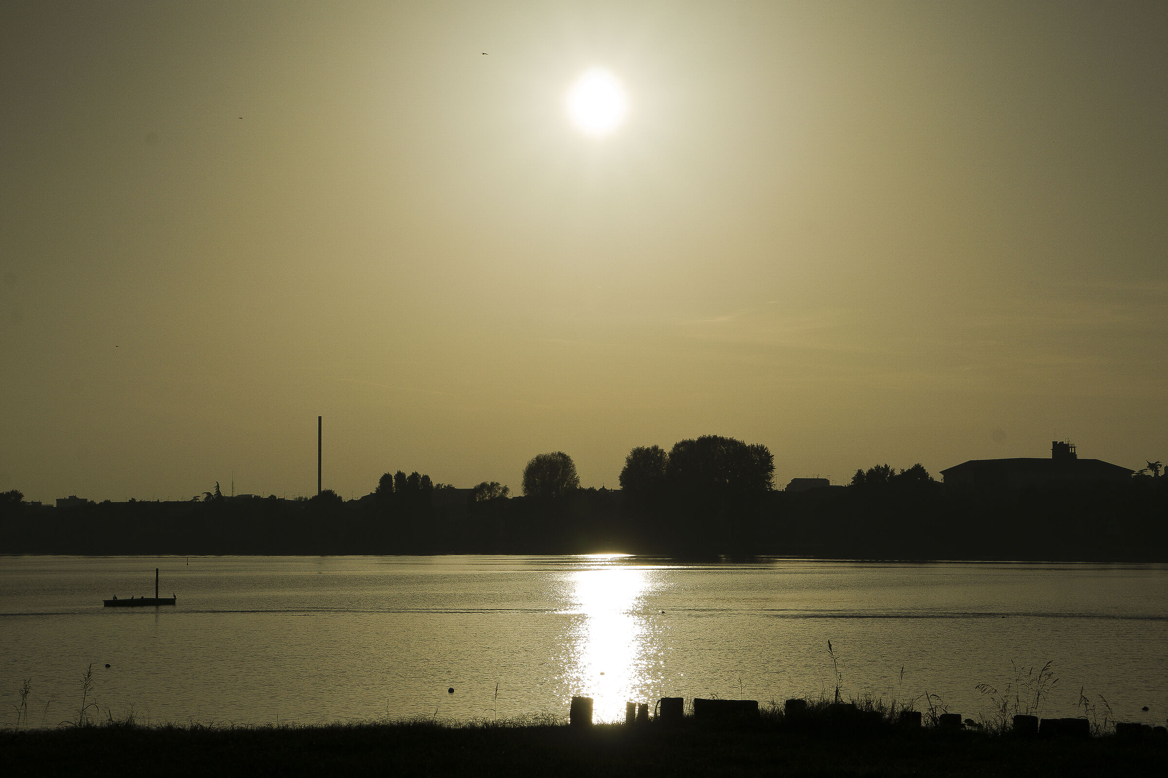 The sky shone as it had never shone ...