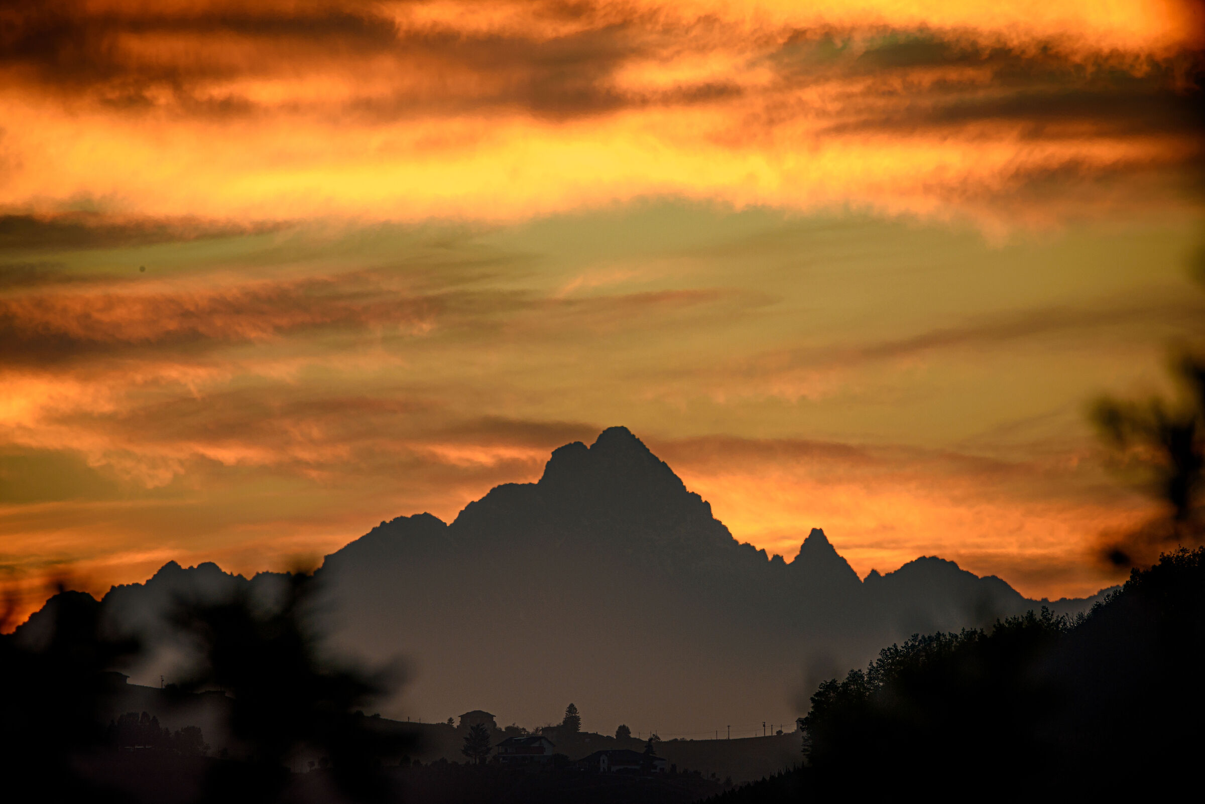 Landscape at sunset 001