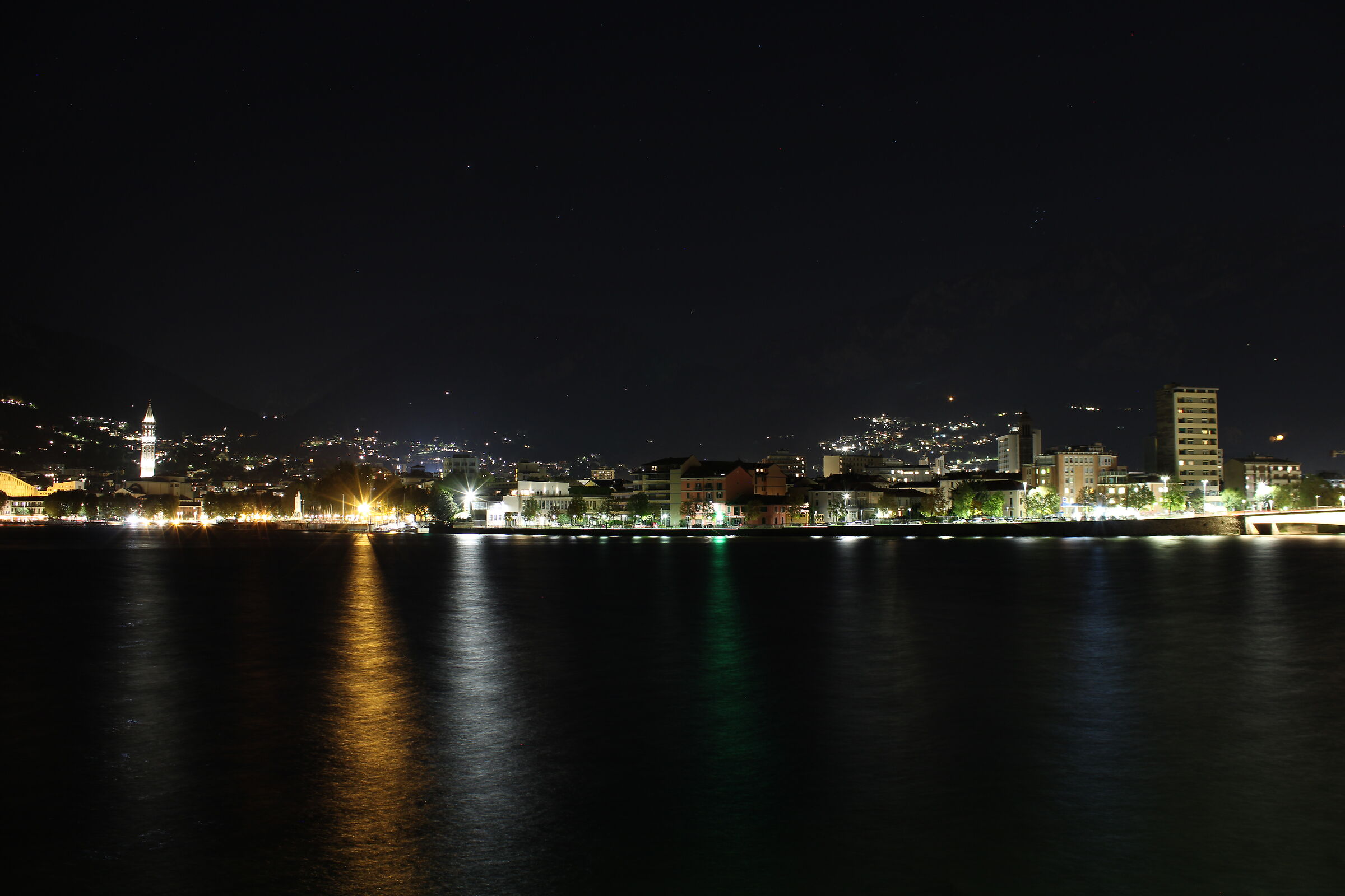 Lecco luci del centro