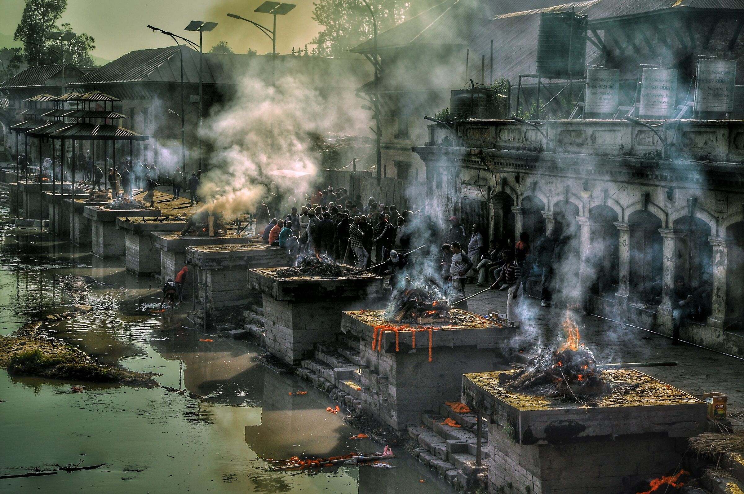 Pashupatinath Temple Hindu cremation