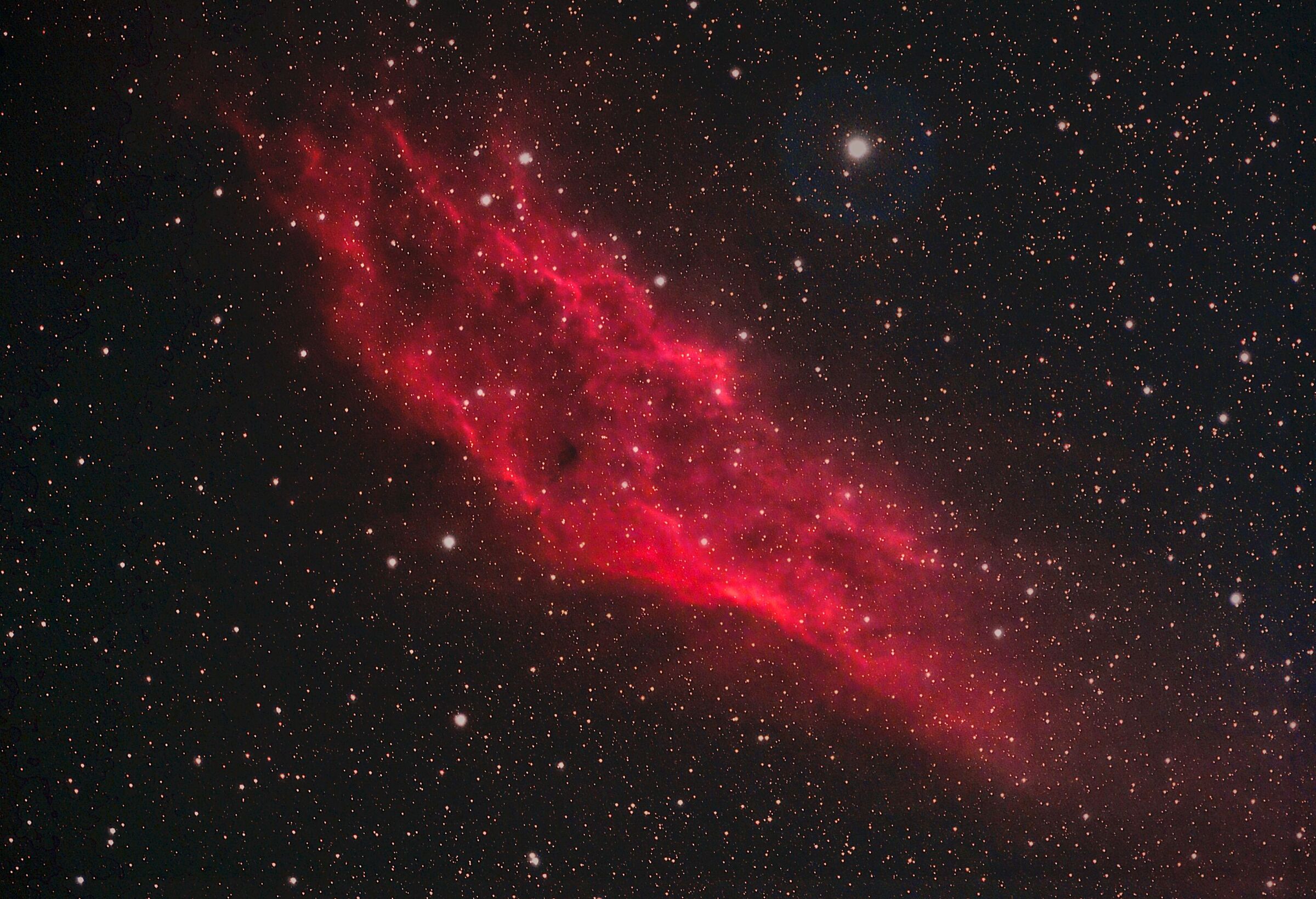 Nebulosa California con Canon 350d